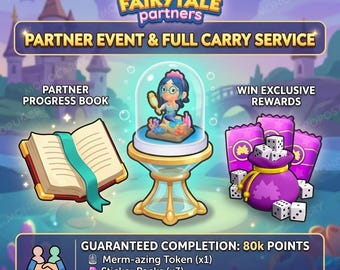Evento partner Monopoly Go Fairytale - 2 slot/24 ore di durata