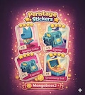 Monopoly Go Prestige stickers Set-25! All 4 star and 3 star Available