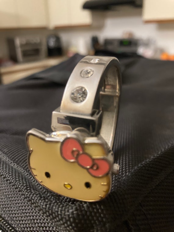 Vintage hello kitty flip top watch, vintage Hello… - image 1