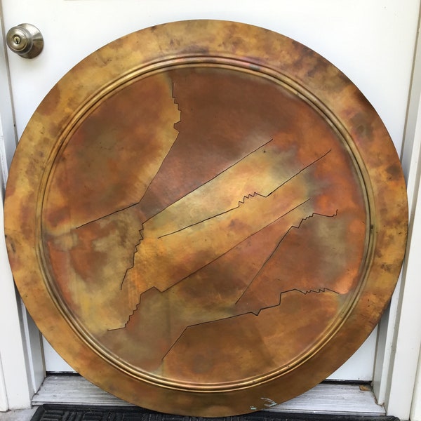 Copper Wall Art Etsy