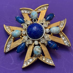 bookピース* FLORENZA フロレンザ ビンテージブローチ マルタ十字