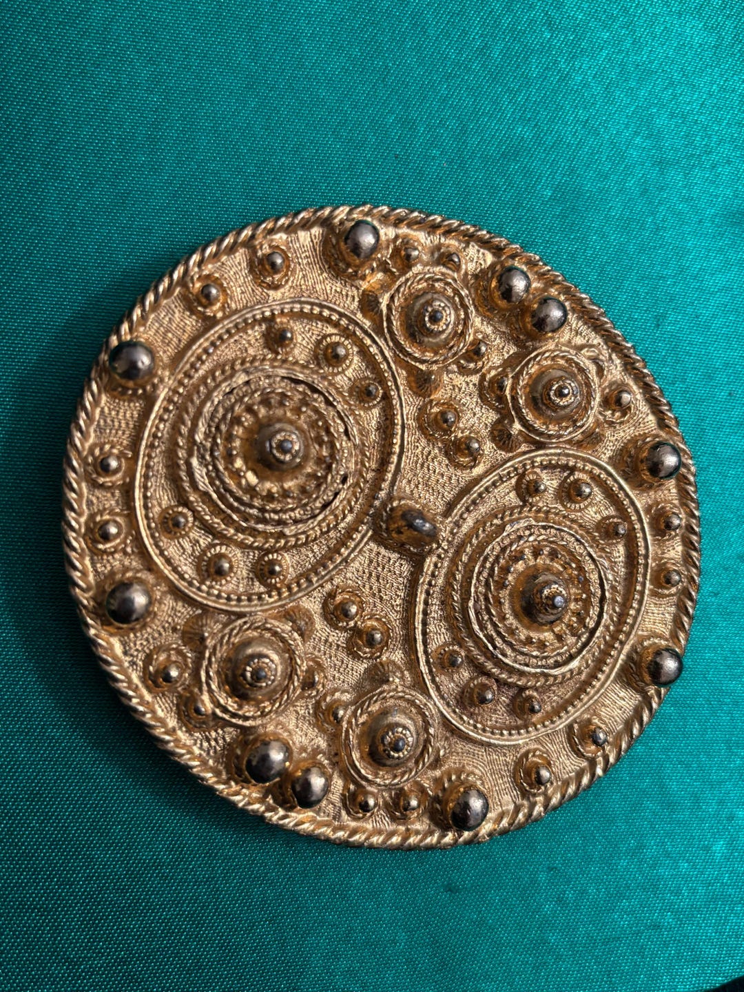 Huge Gold Plated Pauline Rader Byzantine Statement Belt  display picture 3