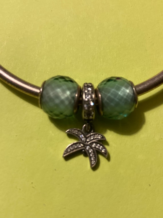 Pandora Preowned pal tree charm bracelet, Pandora 