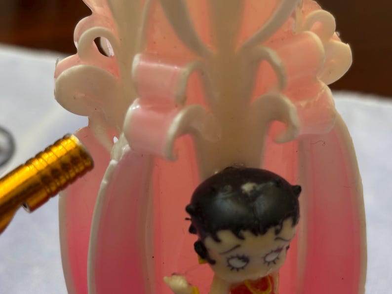 Vintage Betty Boop Decorstive Ribbon Candle, Vintage Betty Boop Ribbon