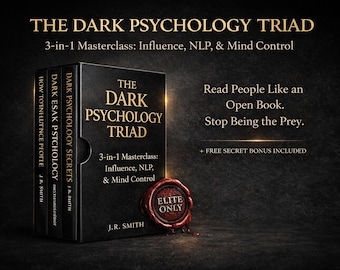 Dark Psychology Triad: Influence, NLP, Mind Control Guide (Digitaler Download)