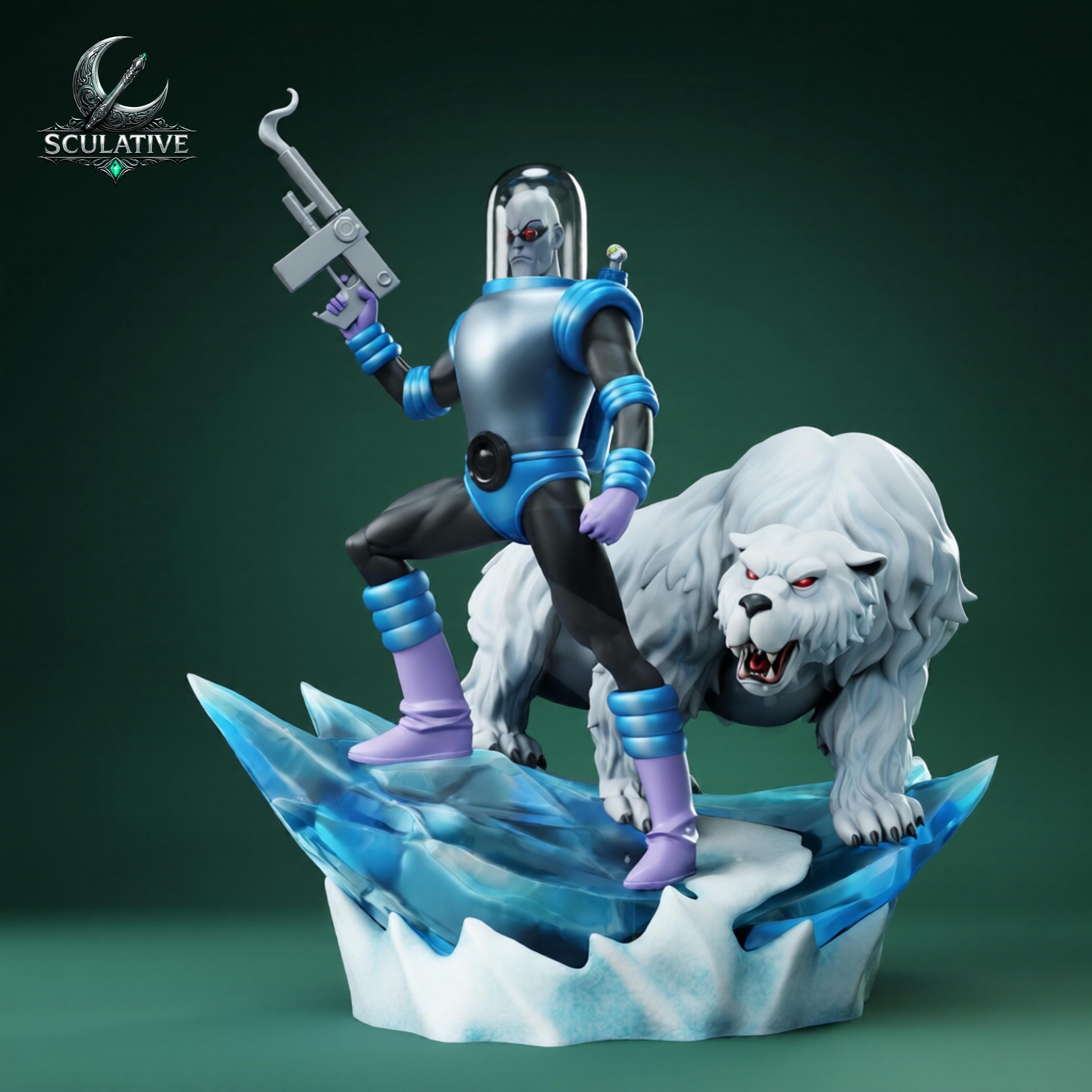 Ice Villain STL File for 3D Printing – 1:6 Scale Cold Themed Sci-fi ...
