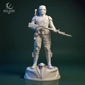 Crimson Guard 3D print STL file action figure display model