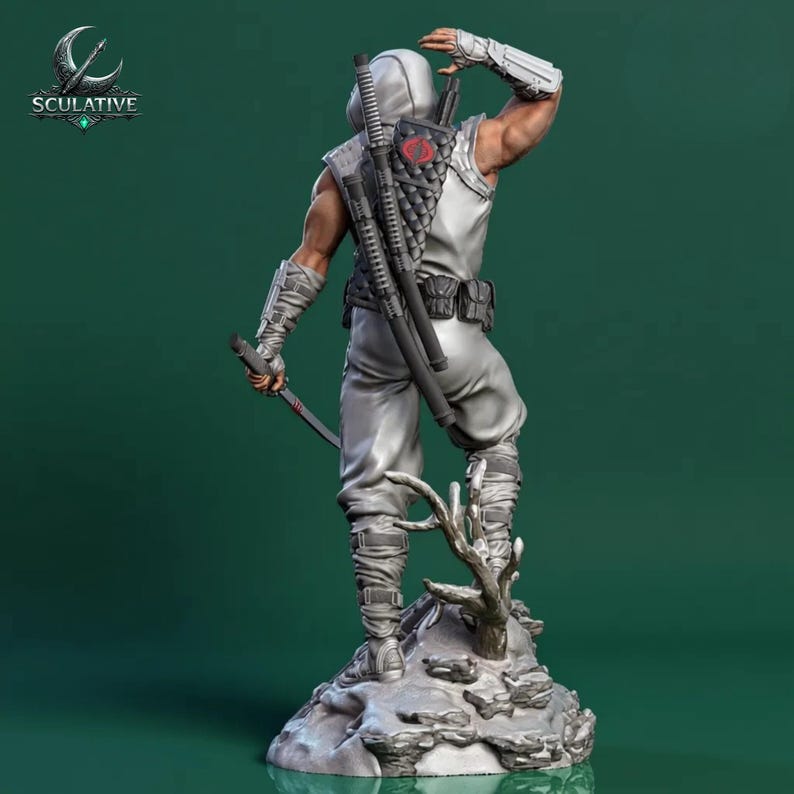 Storm Shadow 3D print STL file action figure display model