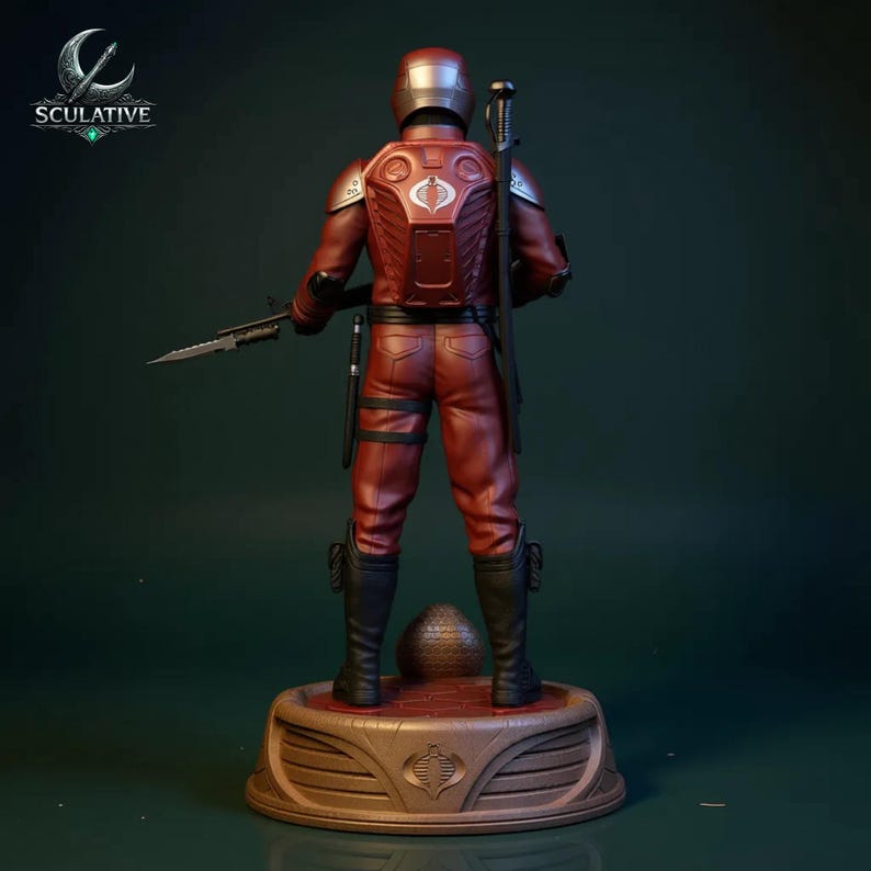 Military action figure STL file for resin and FDM 3D printers