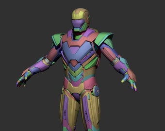 Iron Man Mk33 3D Printable Suit File *The Most Accurate Available * Please read the description for printing instructions.