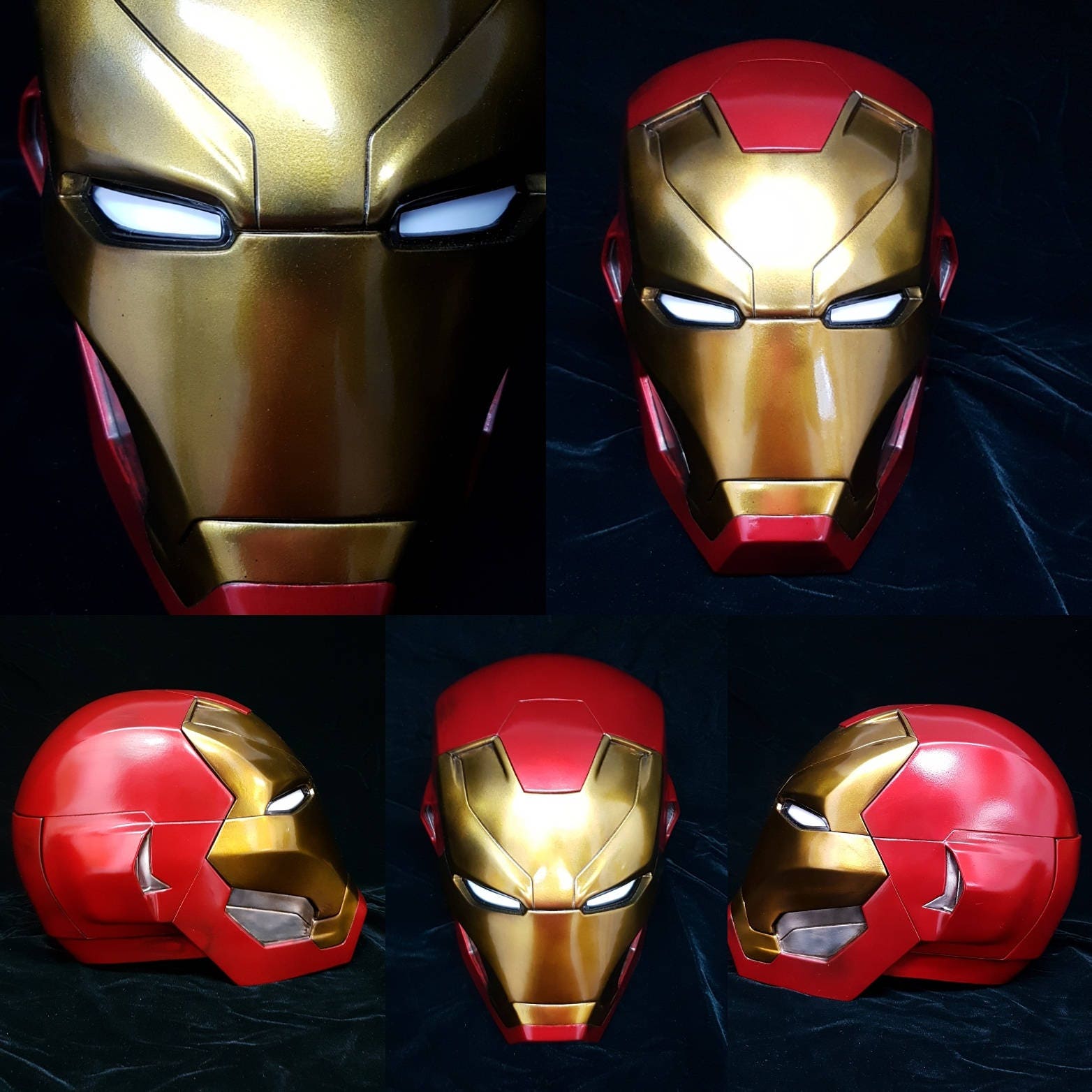 Iron Man Mark 46 Replica Costume Helmet From Captain America Etsy