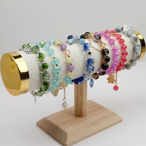 Glass Bracelet Mystery Bags – Random Assorted Acrylic Bead Bracelets