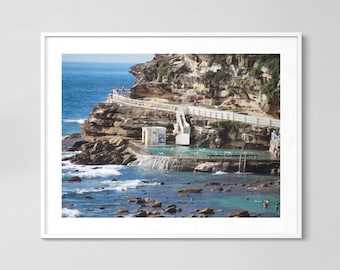 Bronte Strand Wandkunst | Sydney Küstendruck | Digitaler Download