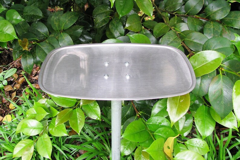 Metal Bird Feeder Oval Tray Feeder Platform Bird Feeder Etsy