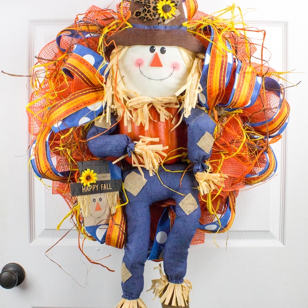 Scarecrow Wreath Kit Etsy