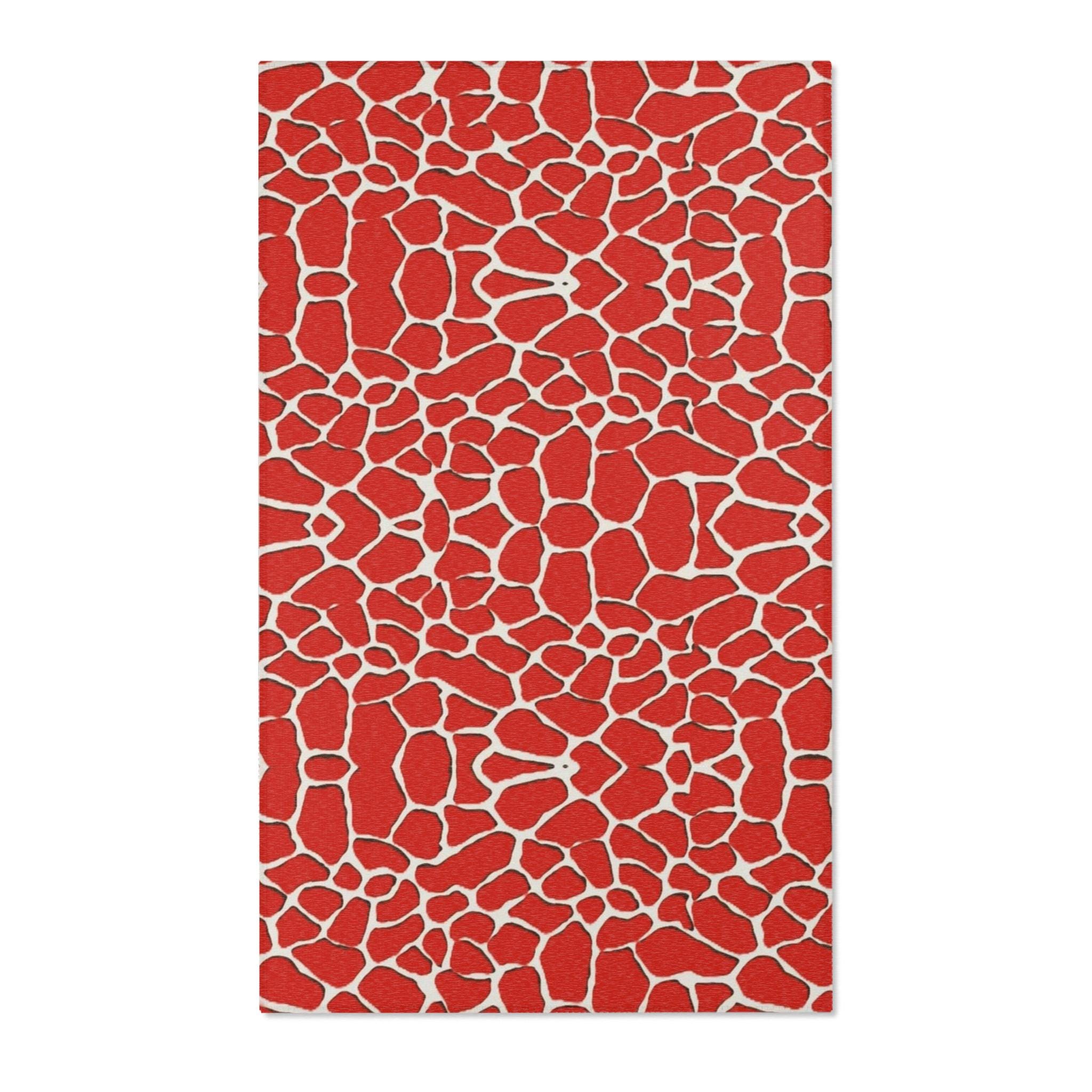 Spots Red Area Rug