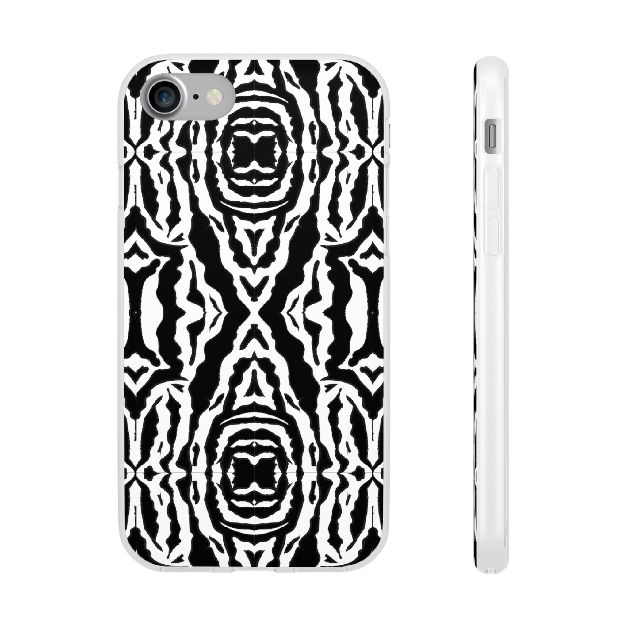 Zebra Confusion iPhone Flexi Case - Walt Smith Fiji Ocean Art - Supports ADE Reef Restoration