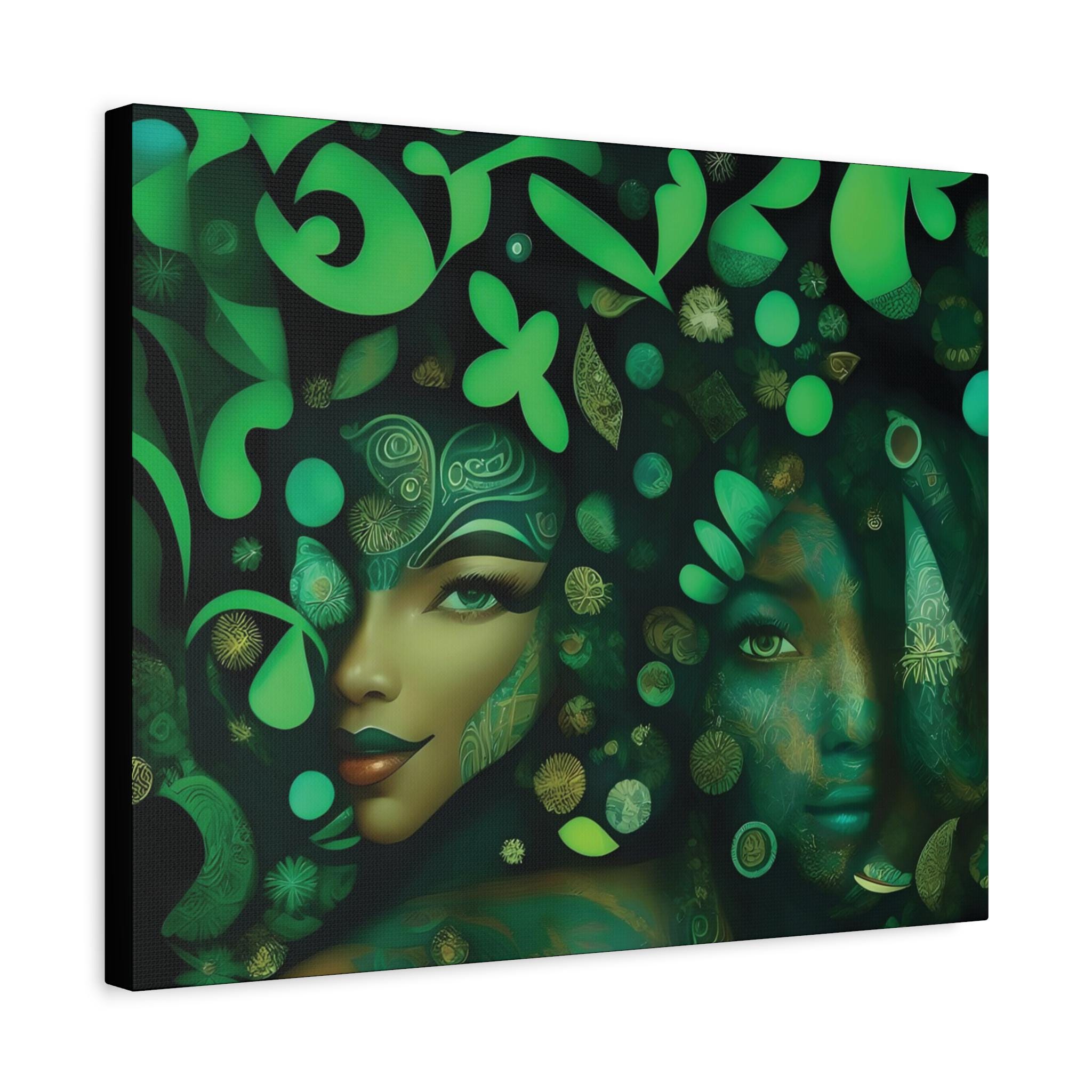 Opposites Attract Canvas Wall Art