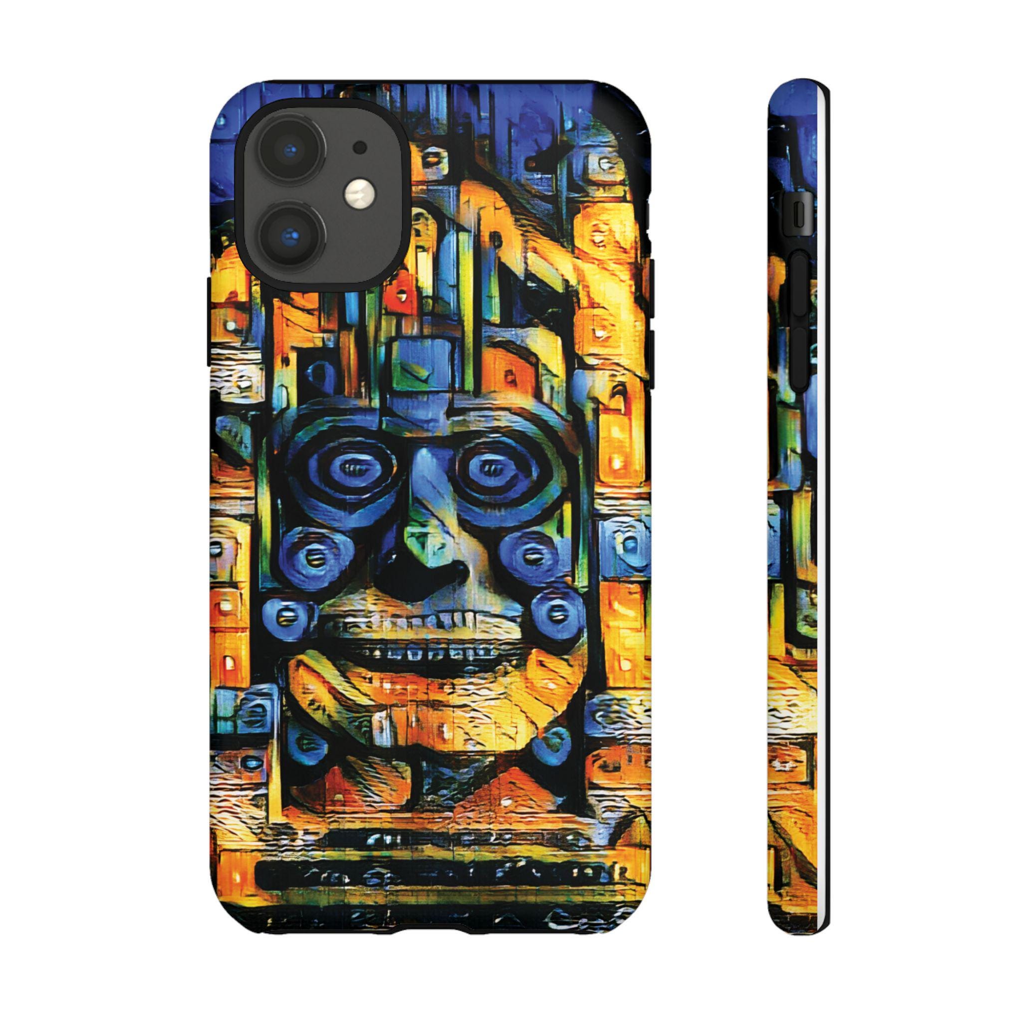 Purple Face iPhone Tough Case - Walt Smith Fiji Ocean Art - Supports ADE Reef Restoration