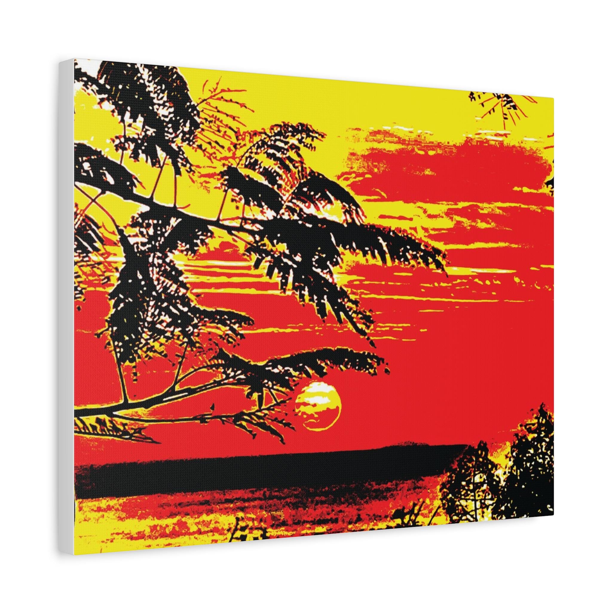 Red Night - Canvas Wall Art