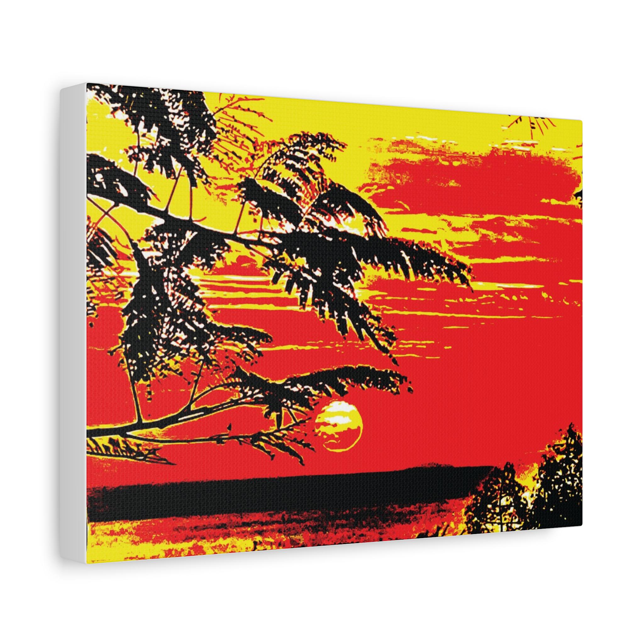Red Night - Canvas Wall Art