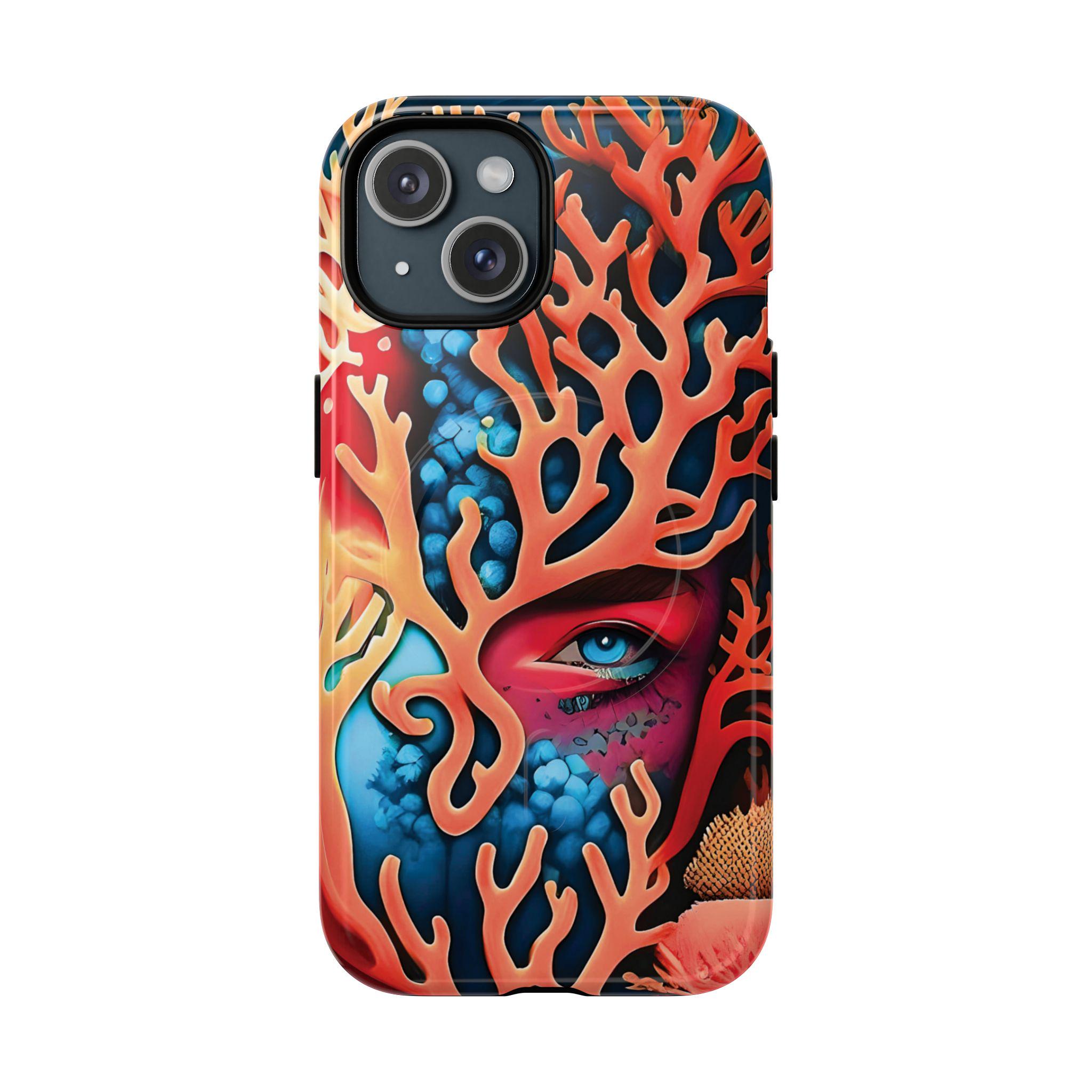 Hidden Reef iPhone Magnetic Case - Walt Smith Fiji Ocean Art - Supports ADE Reef Restoration