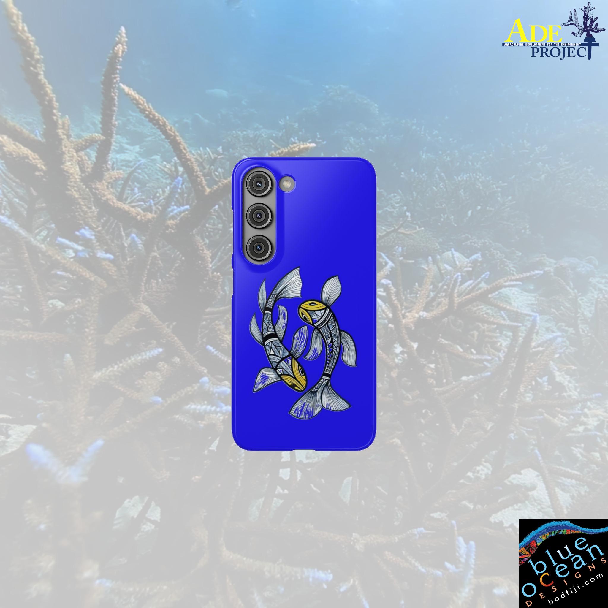 Koi Fun Android Snap Case - Walt Smith Fiji Ocean Art - Supports ADE Reef Restoration
