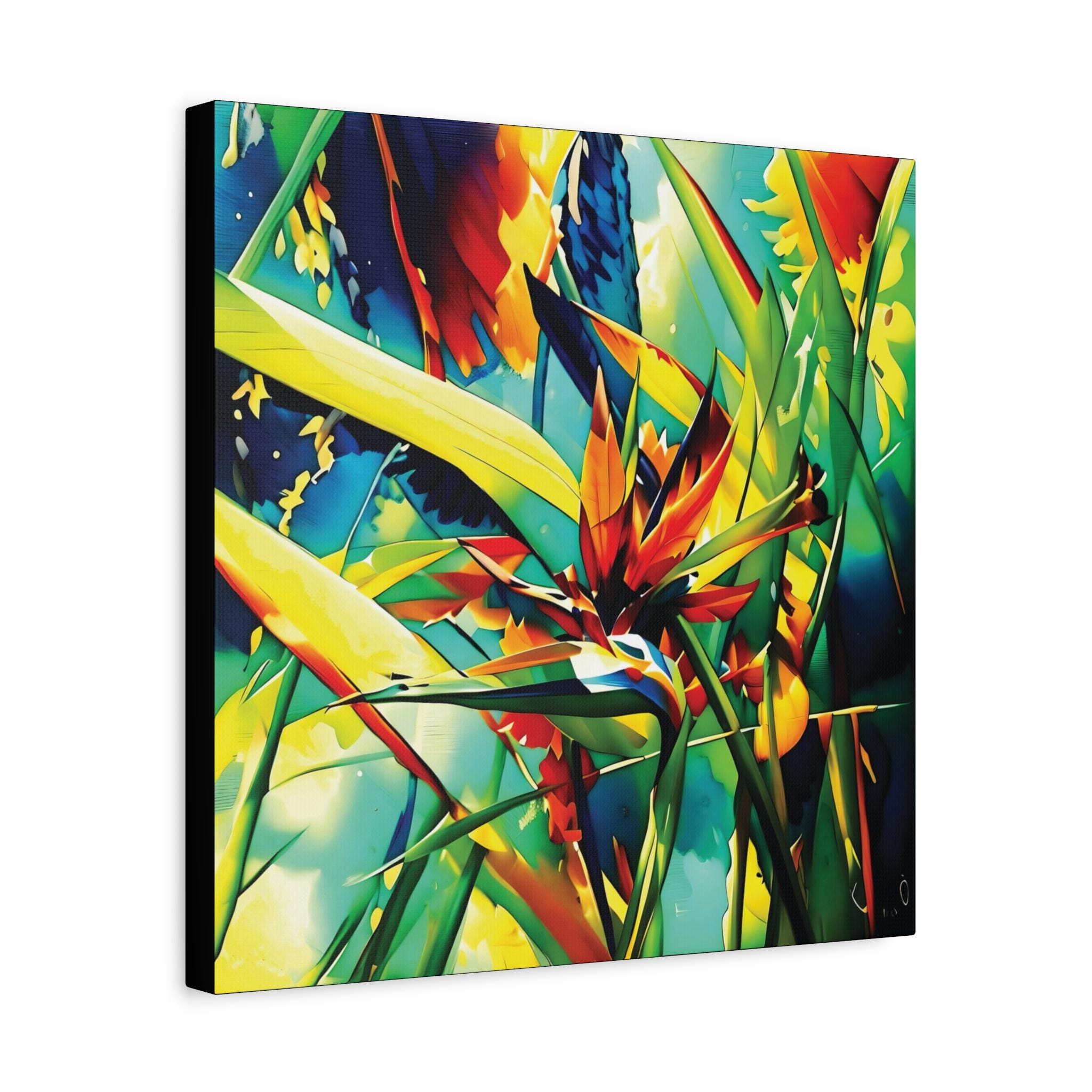 Birds Of Fire Canvas Wall Art