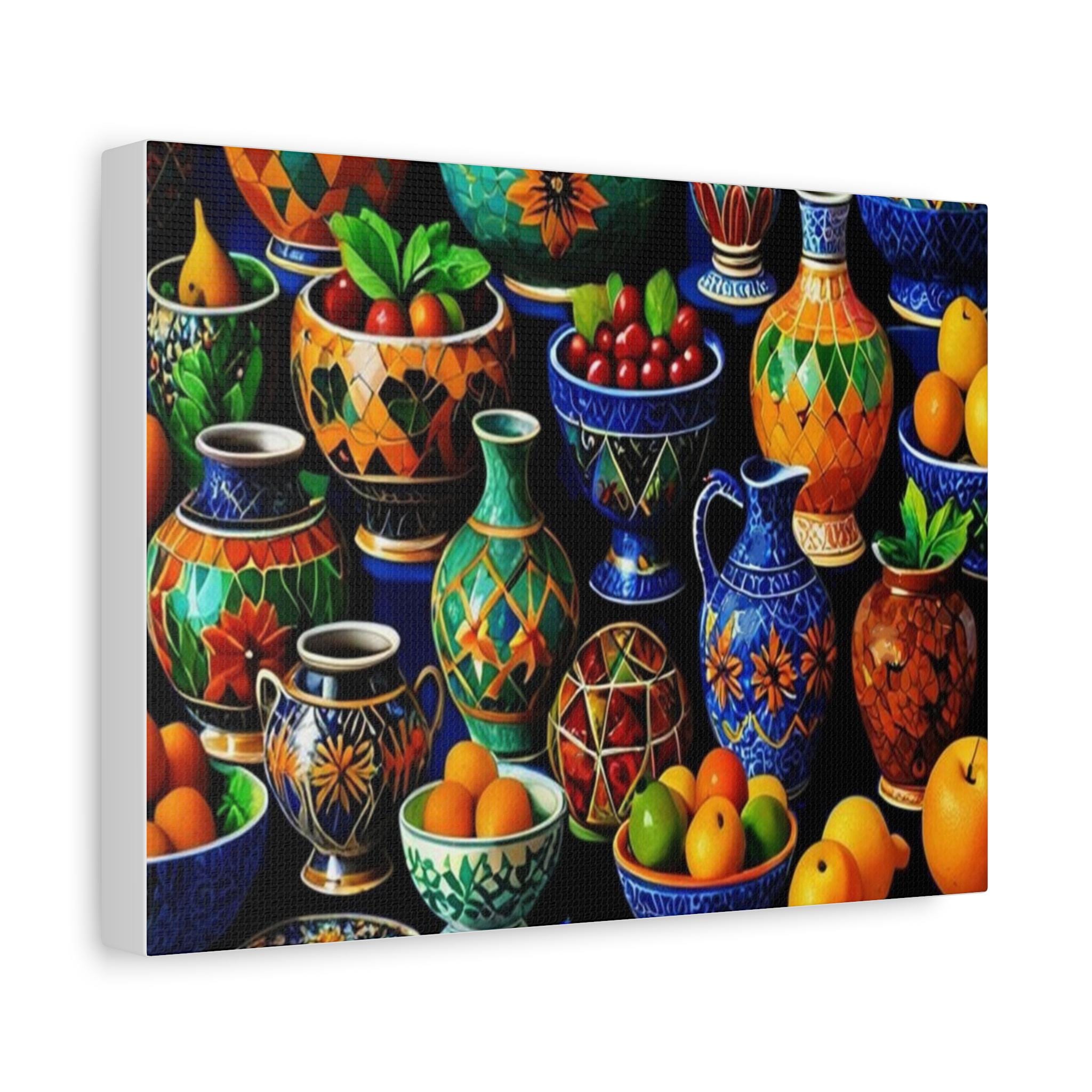 Table Full A - Canvas Wall Art