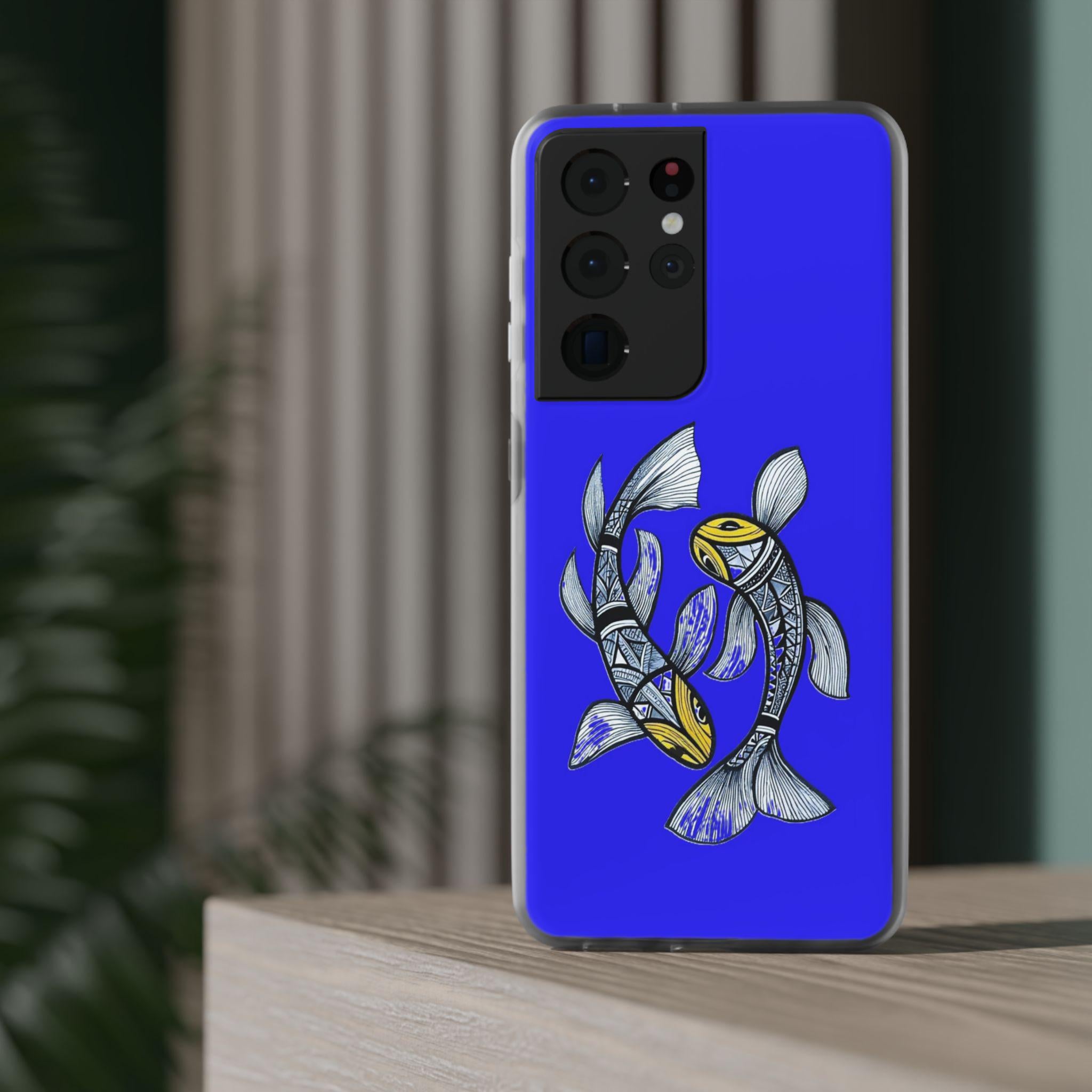 Koi Fun Android Flexi Case - Walt Smith Fiji Ocean Art - Supports ADE Reef Restoration