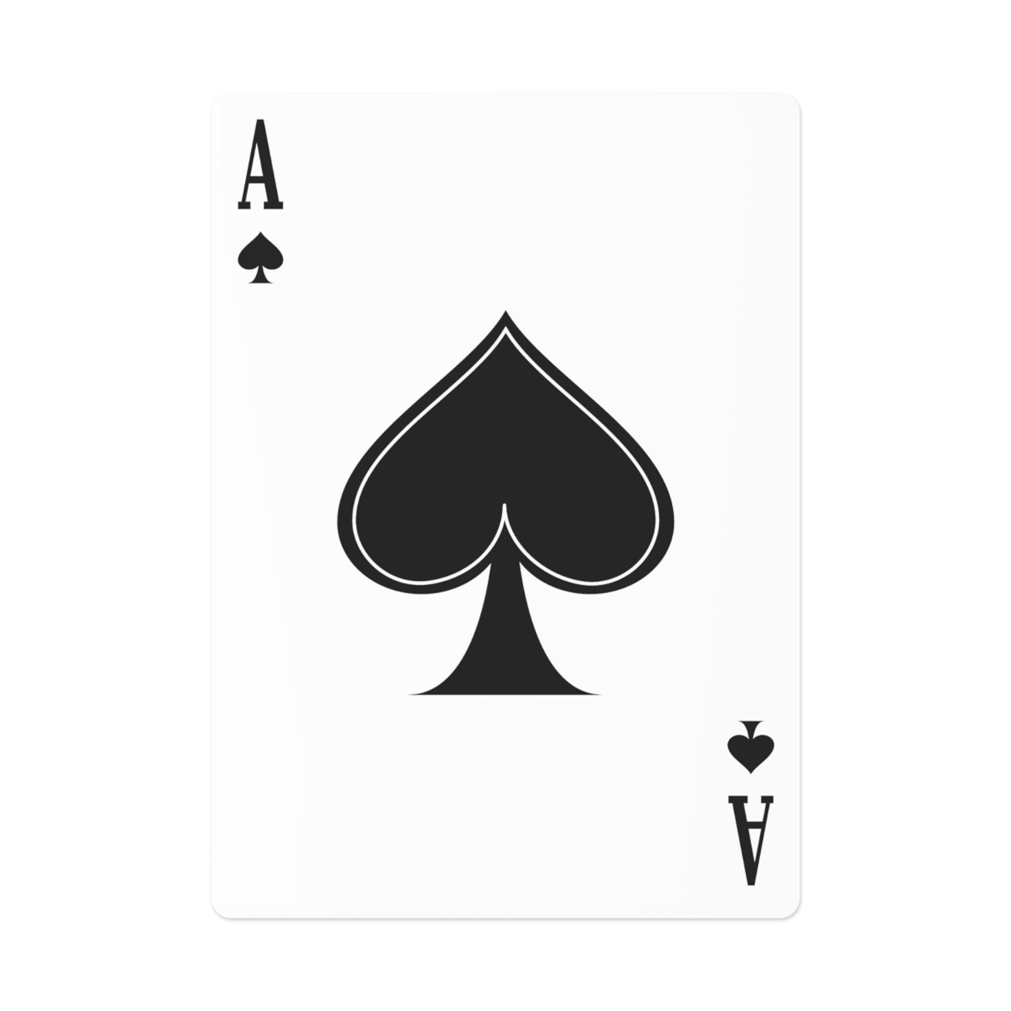 Blue Lace E - Poker Cards