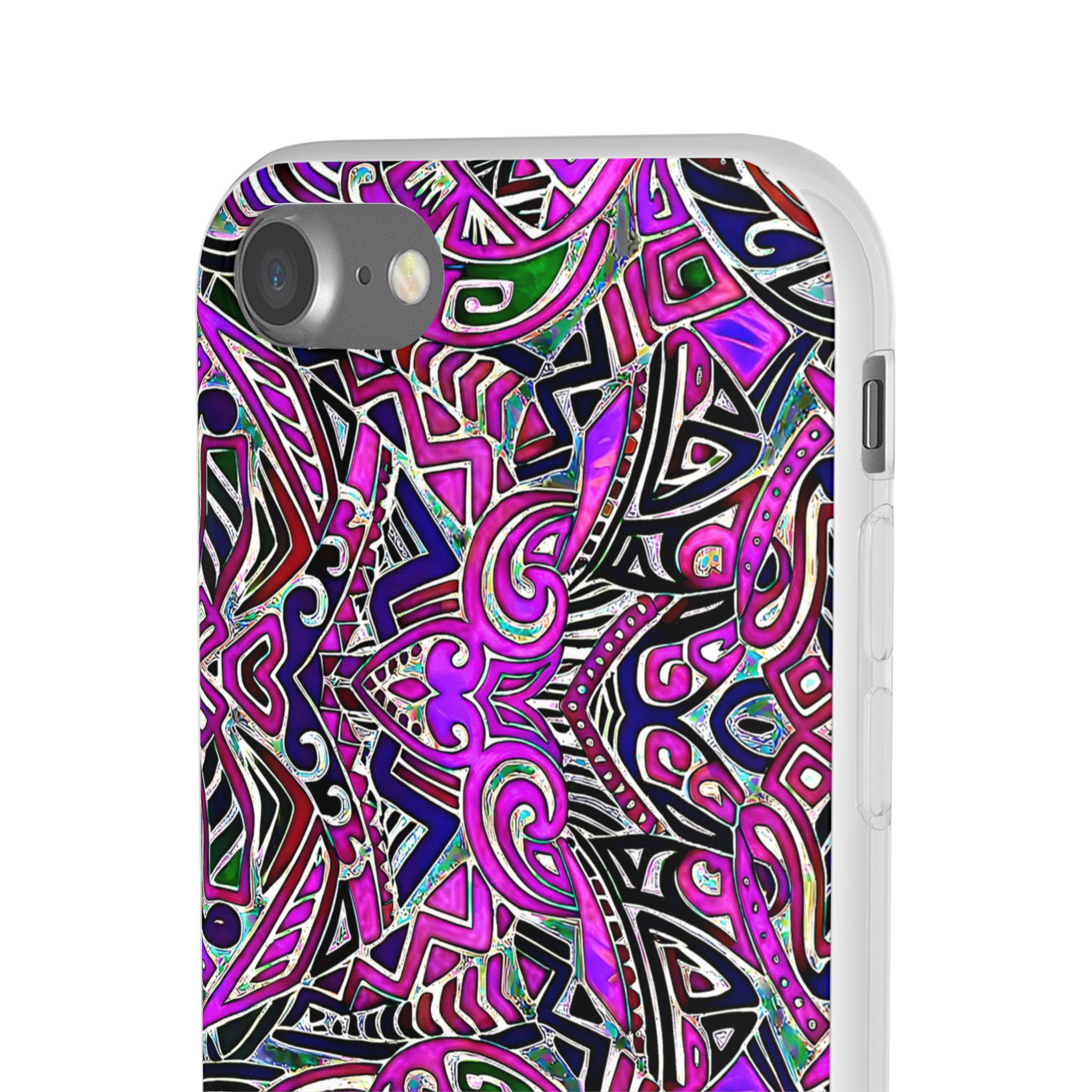 Purple Indo iPhone Flexi Case - Walt Smith Fiji Ocean Art - Supports ADE Reef Restoration