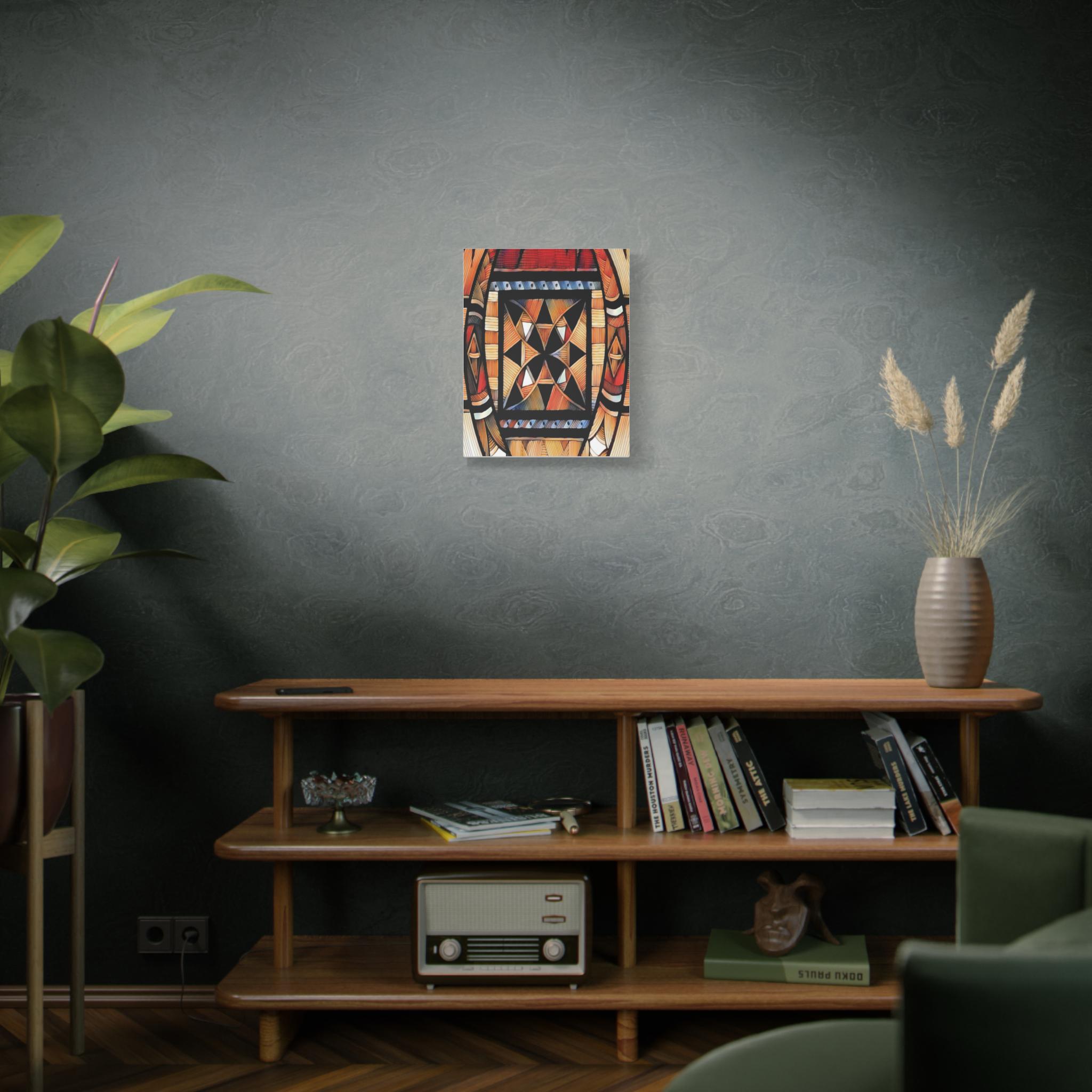 Tapa Trees - Canvas Wall Art