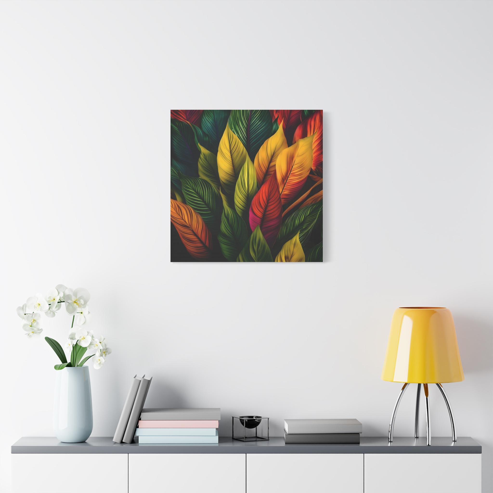 Colored Leaves - Canvas Wall Art