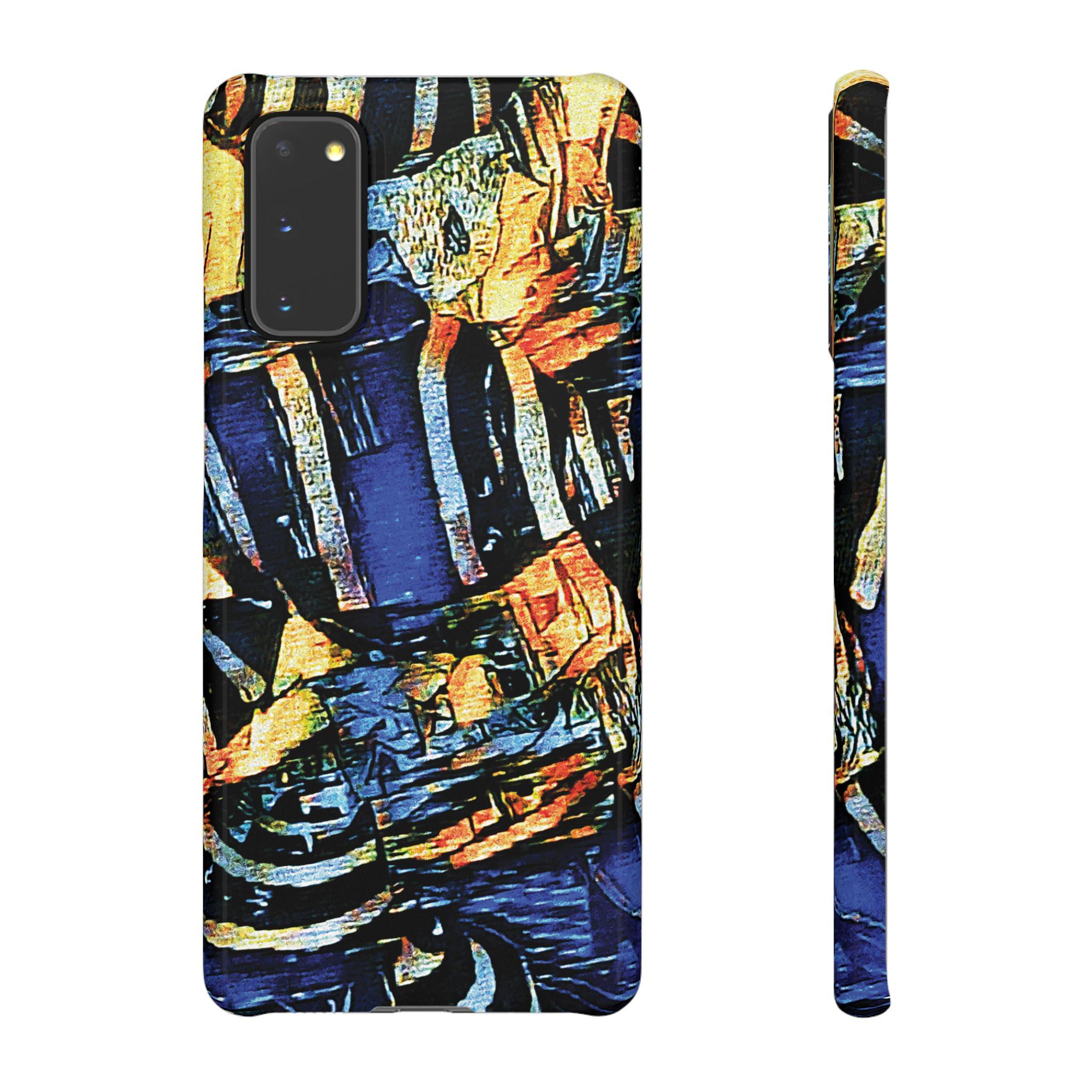 Snails in Blue Android Snap Case - Walt Smith Fiji Ocean Art - Supports ADE Reef Restoration
