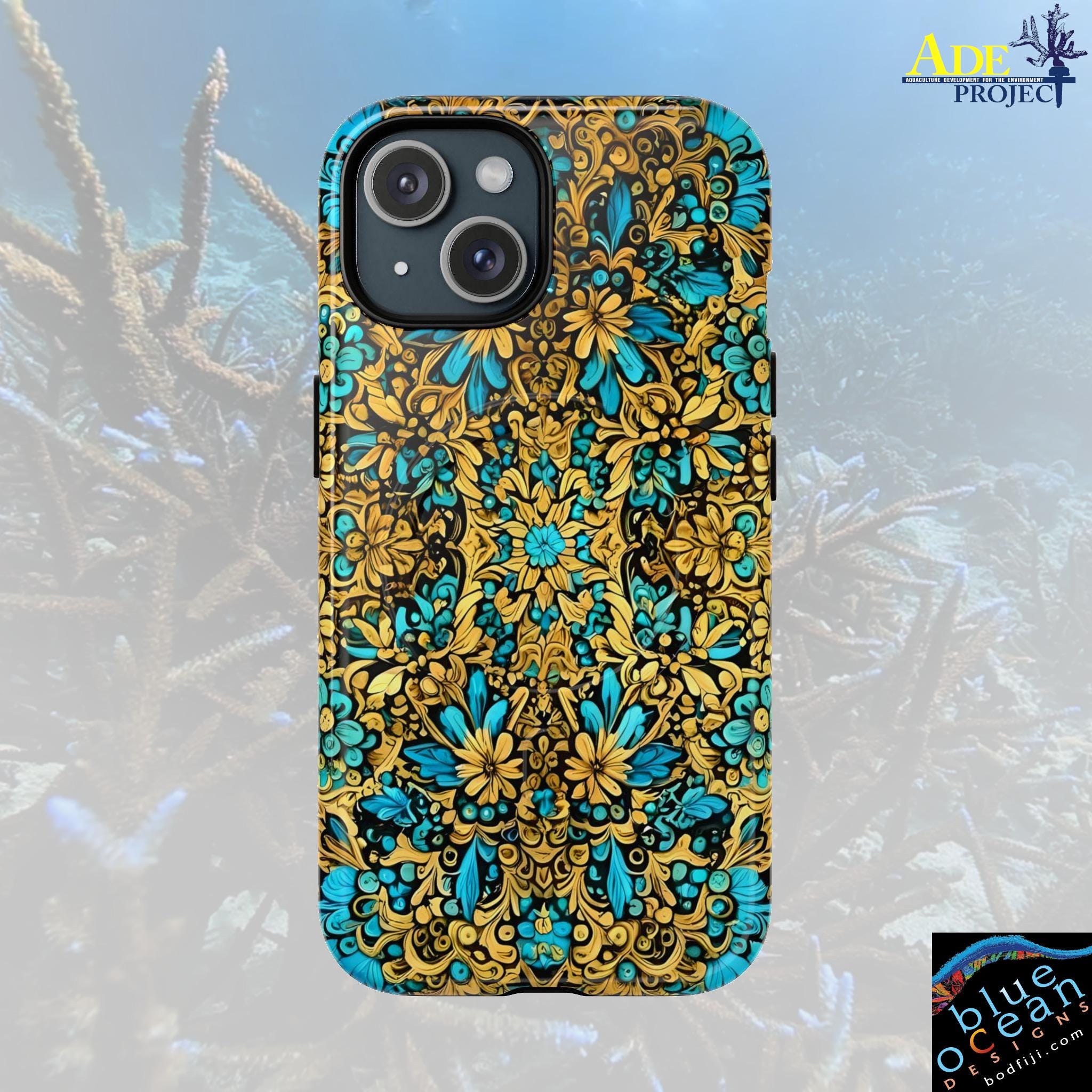Summer Day iPhone Magnetic Case - Walt Smith Fiji Ocean Art - Supports ADE Reef Restoration