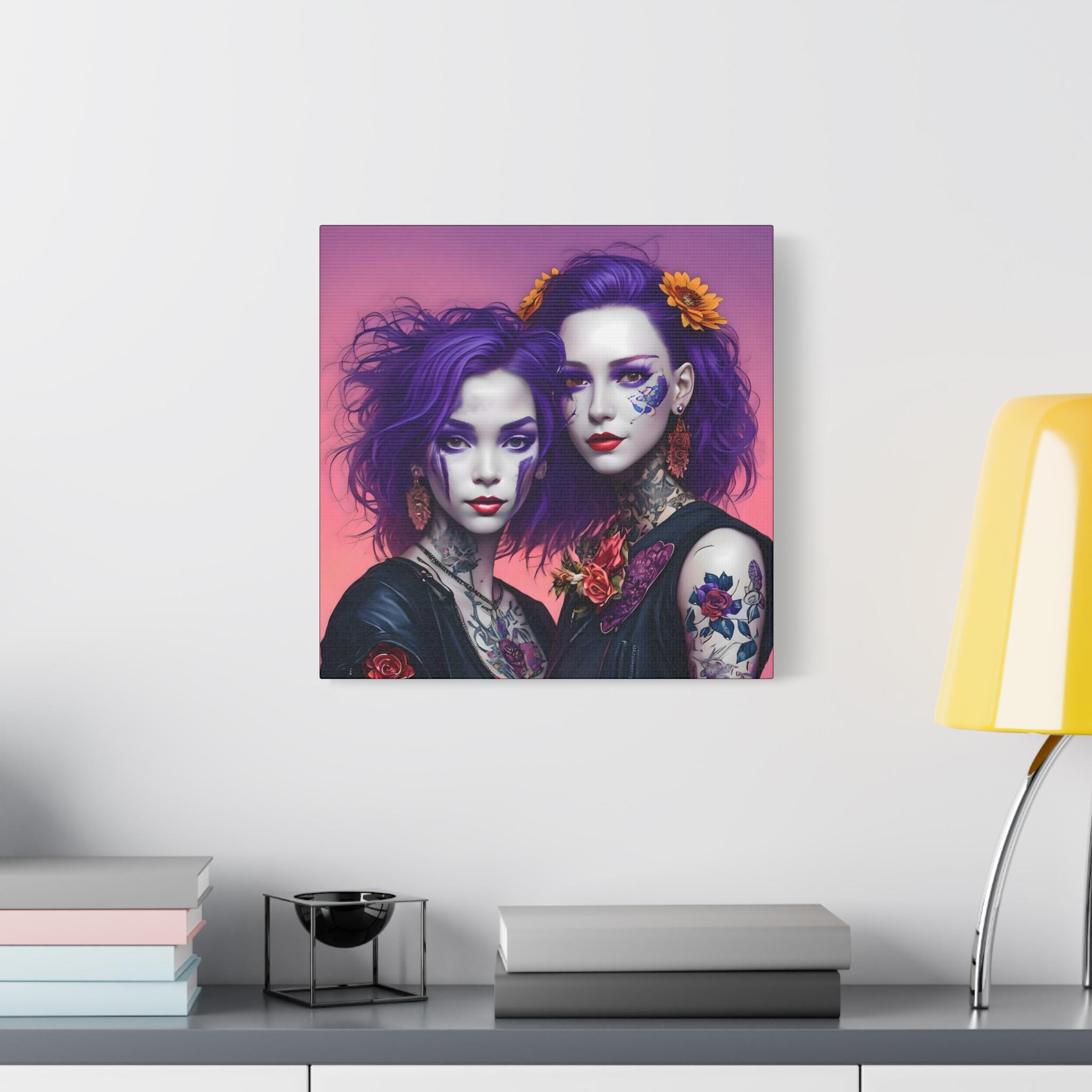 Purple Canvas Wall Art