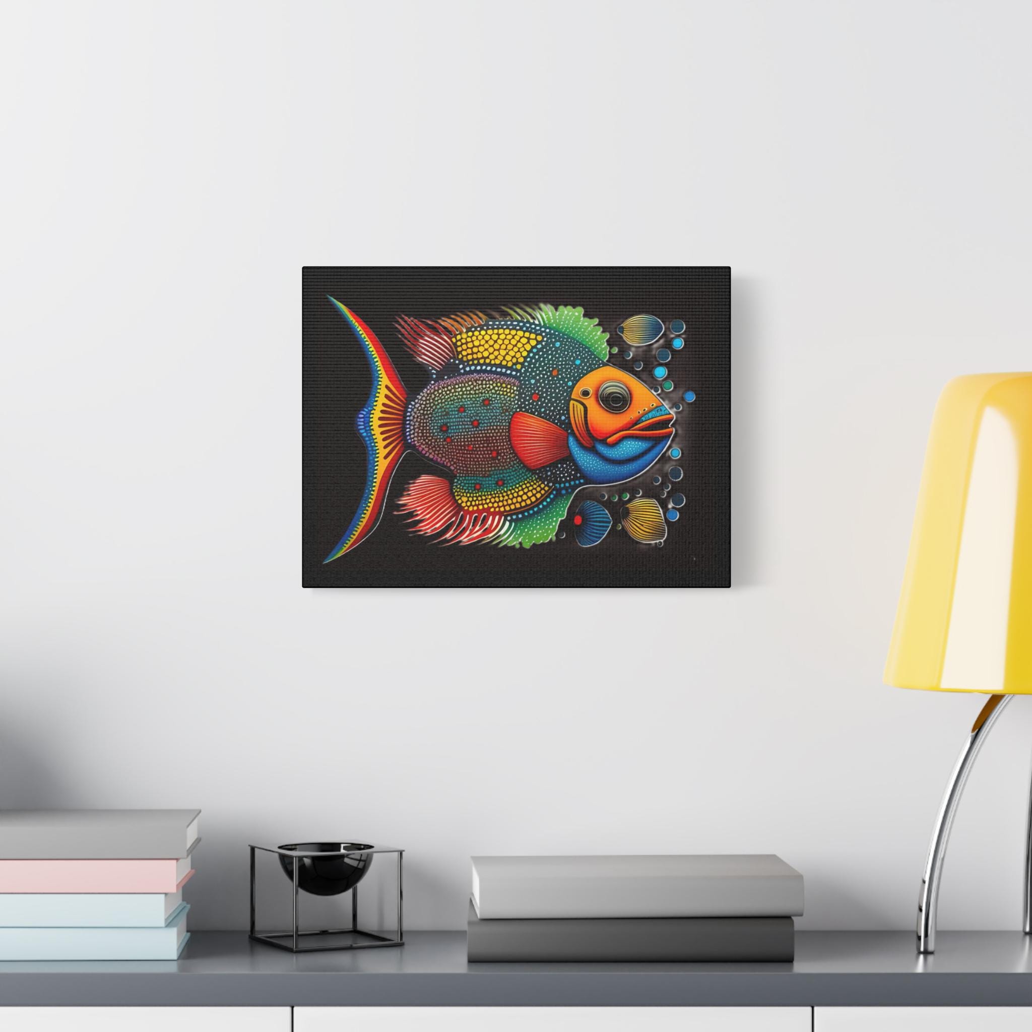 Abi Fish Canvas Wall Art