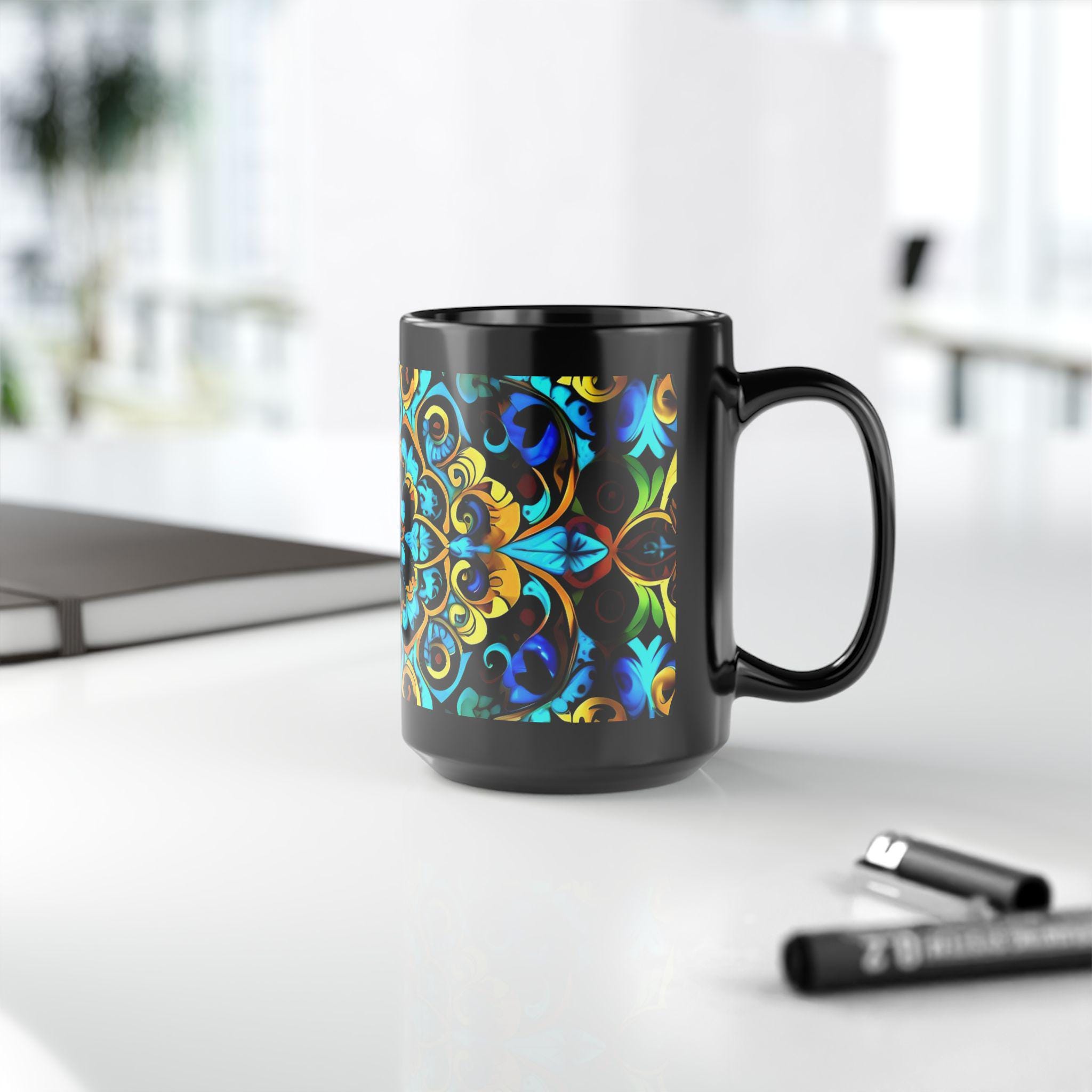 Blue Lace C - Coffee Mug