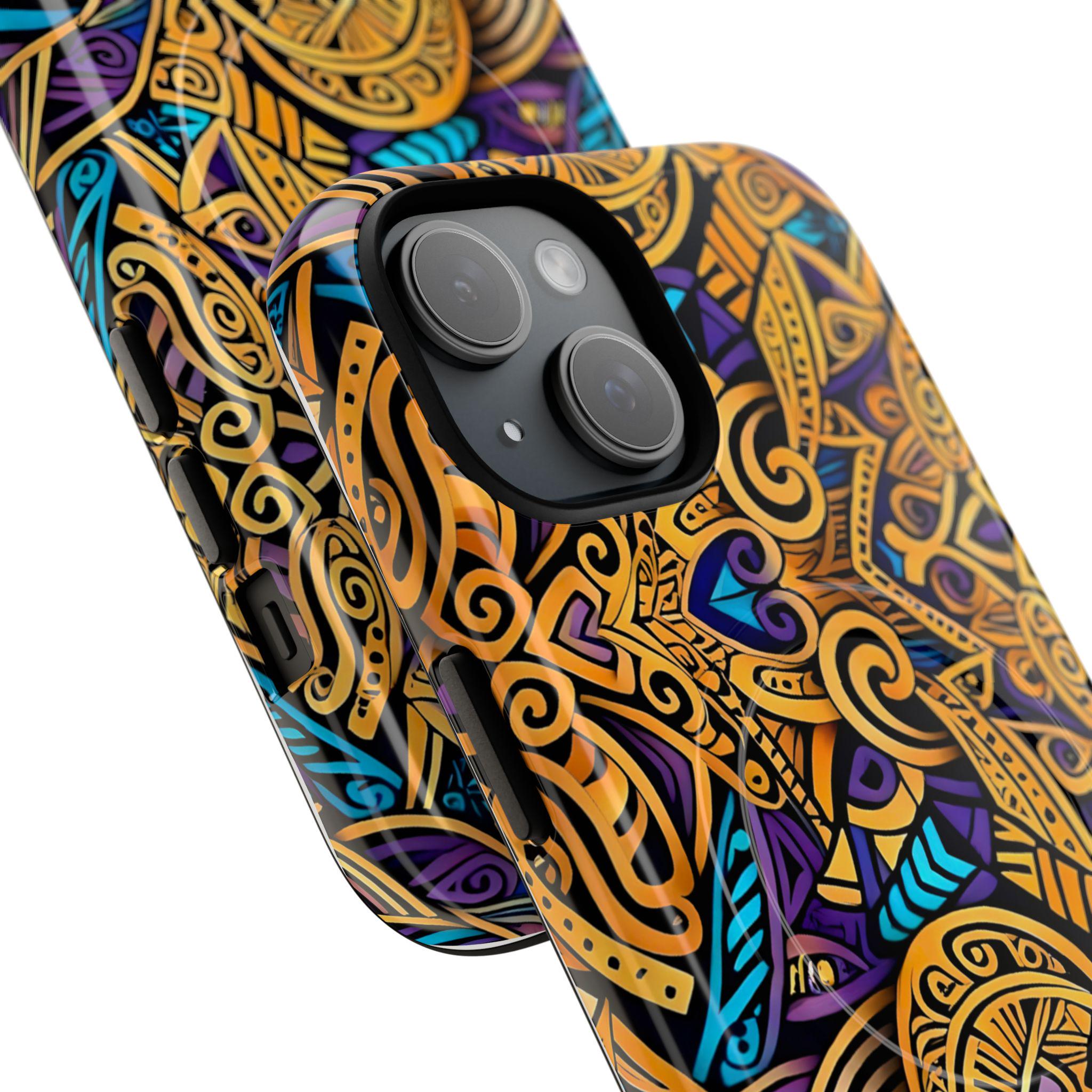 Gold Indo iPhone Magnetic Case - Walt Smith Fiji Ocean Art - Supports ADE Reef Restoration