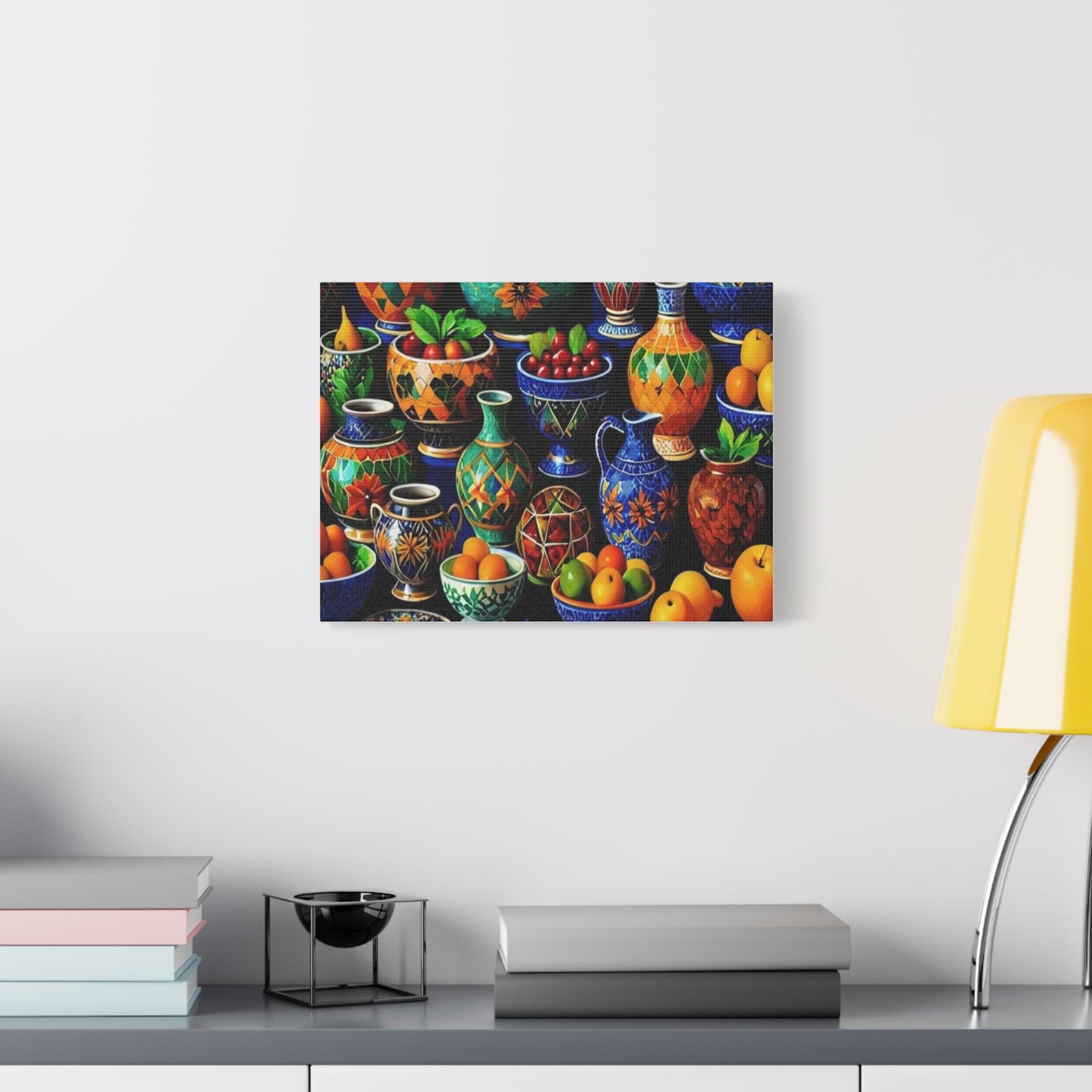 Table Full A - Canvas Wall Art