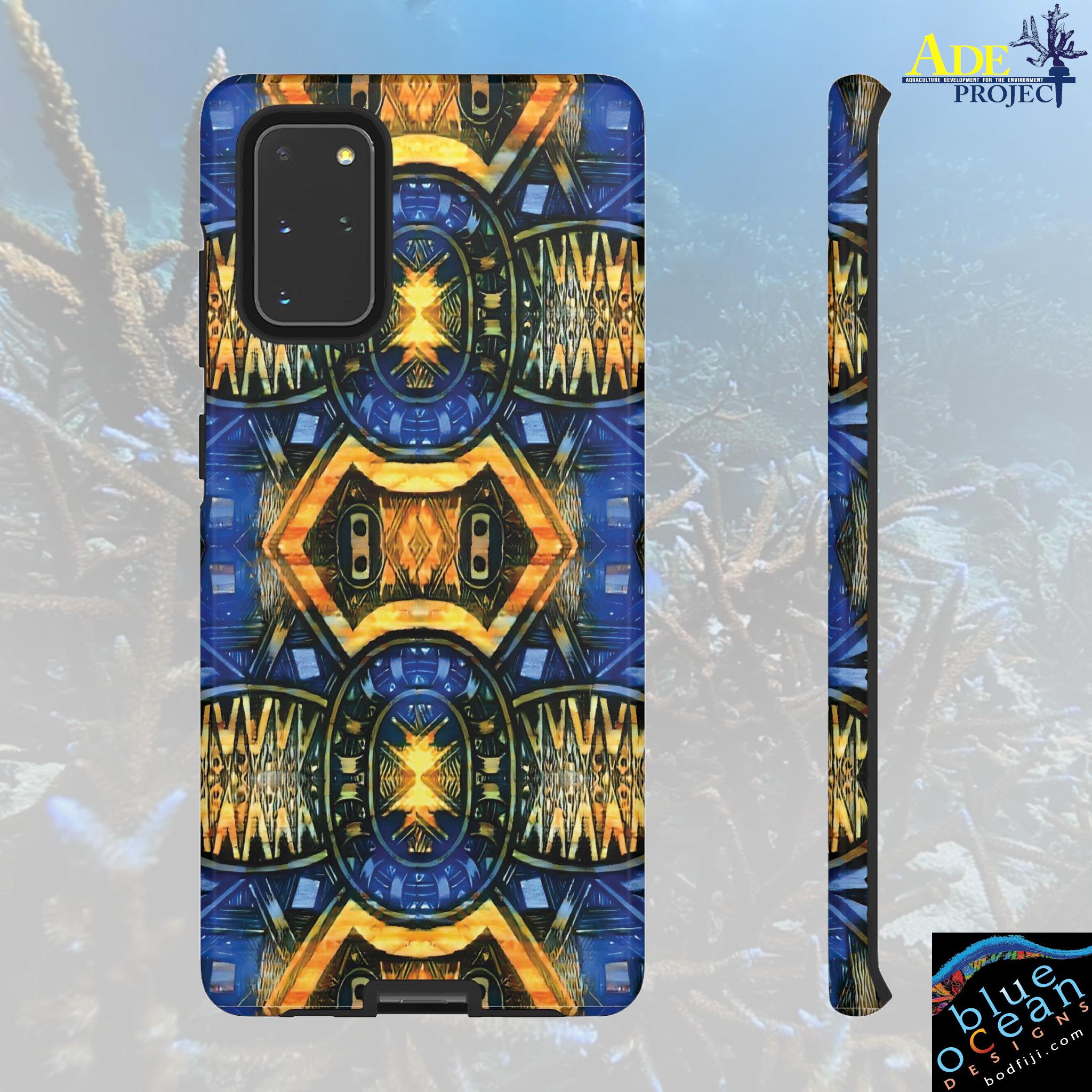 Blue Shield Android Tough Case - Walt Smith Fiji Ocean Art - Supports ADE Reef Restoration