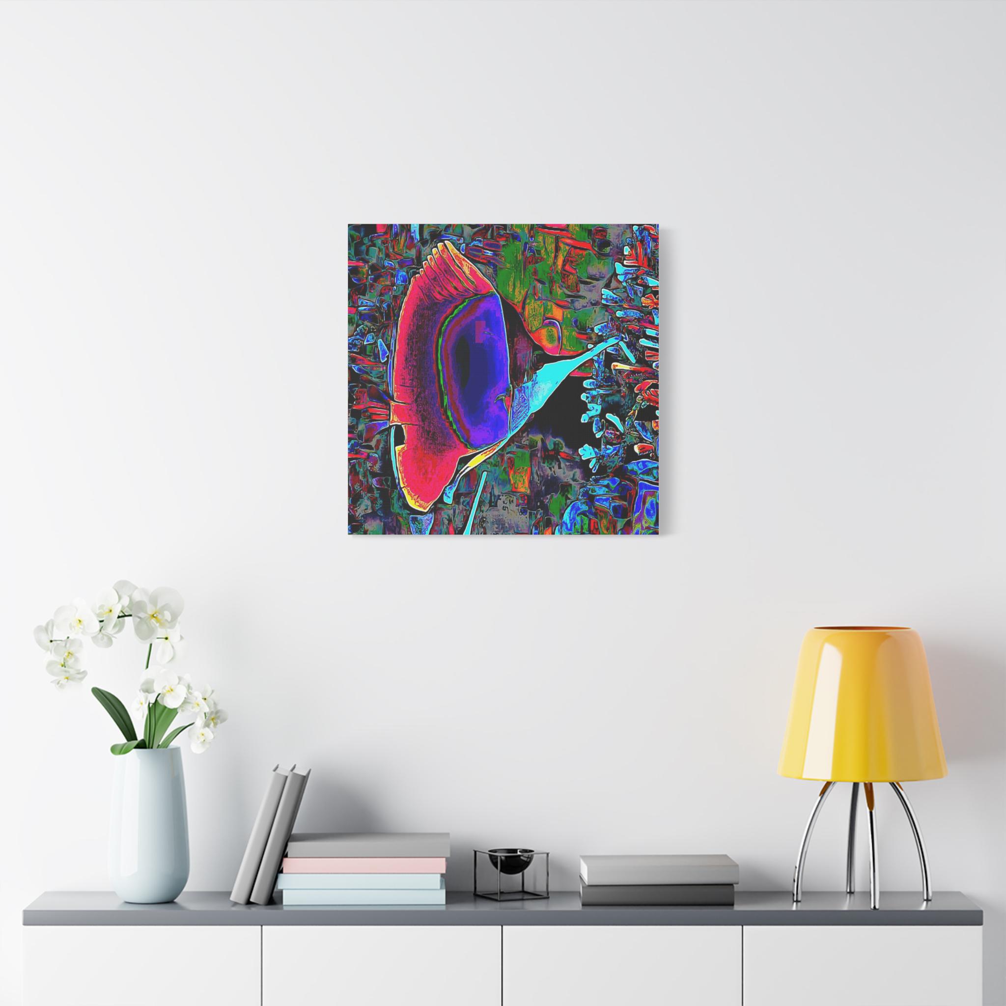 Long Snoot Left - Canvas Wall Art
