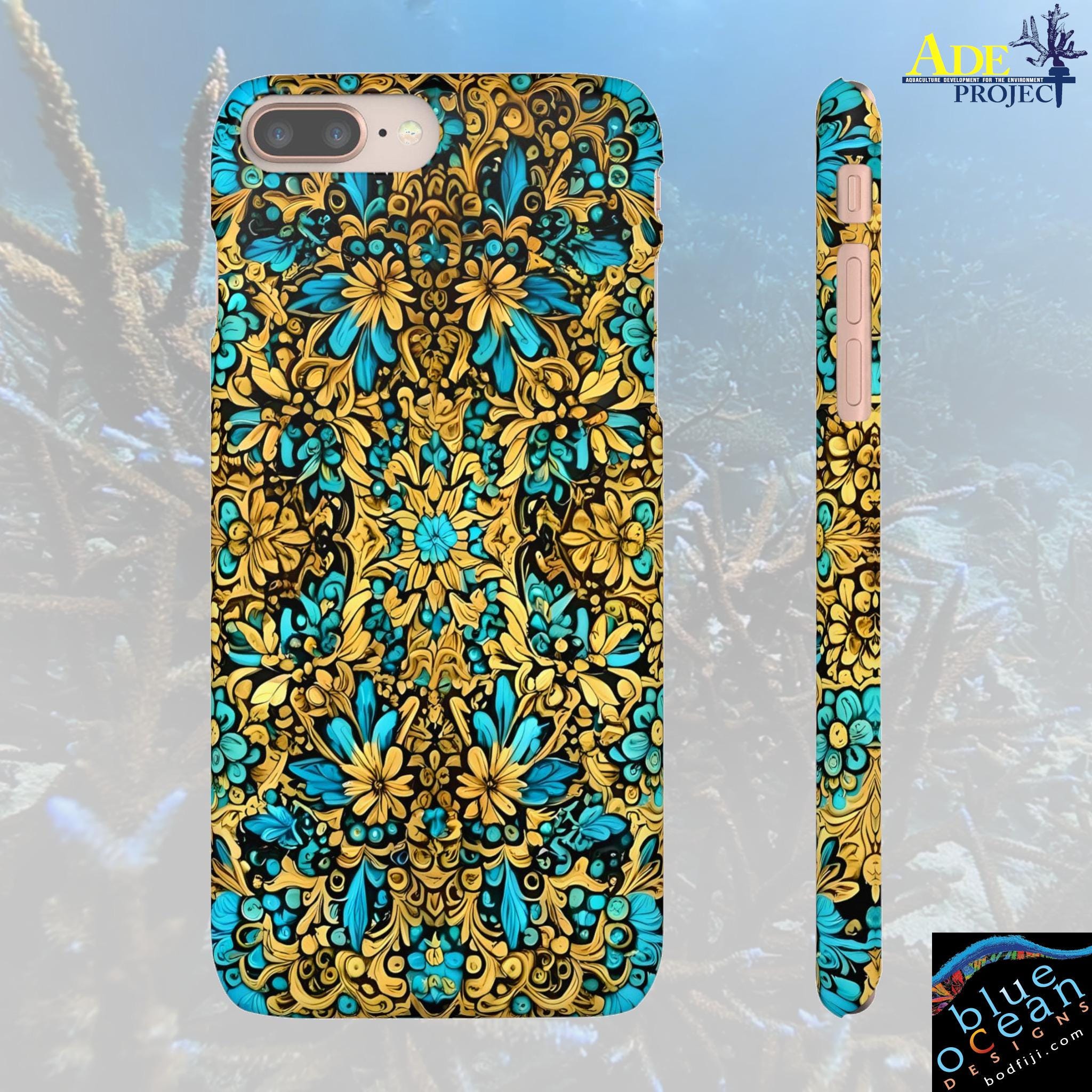 Summer Day iPhone Snap Case - Walt Smith Fiji Ocean Art - Supports ADE Reef Restoration
