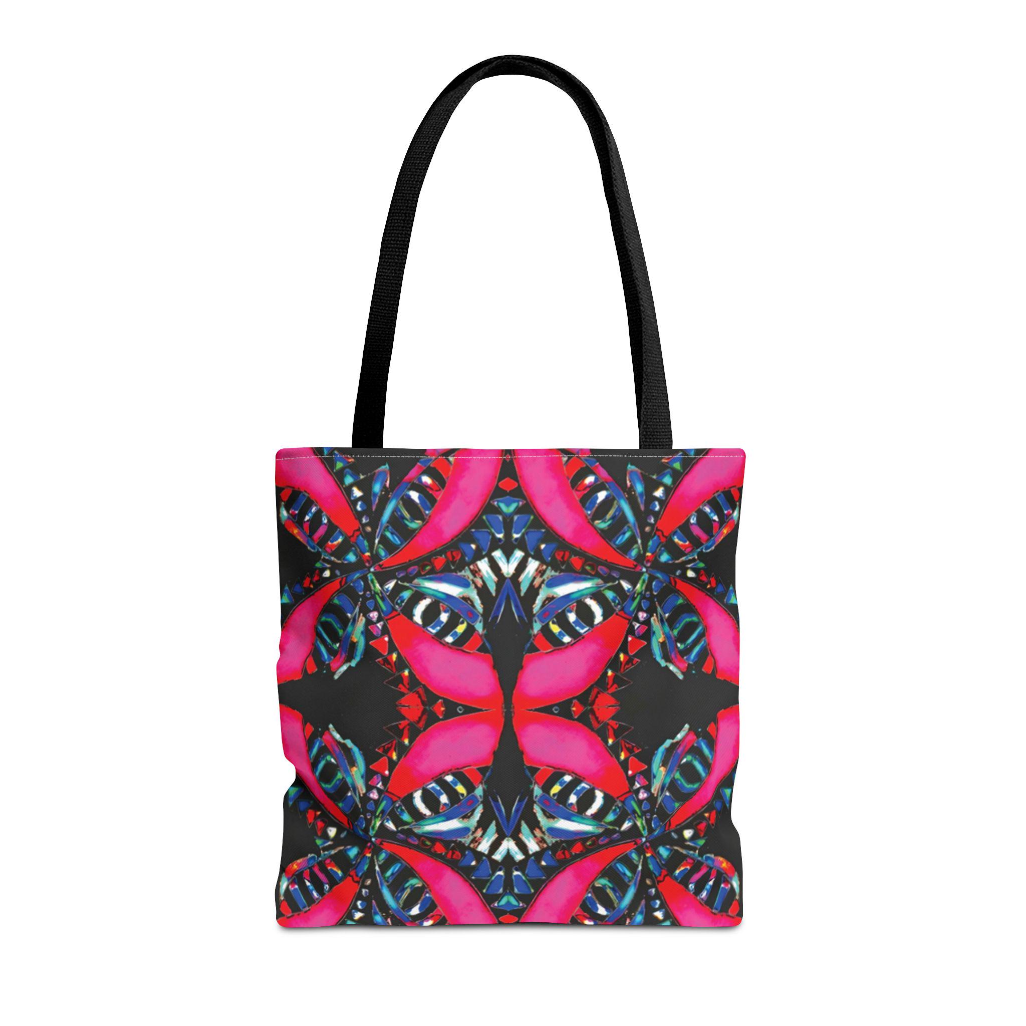 Pink on Black - Tote Bag