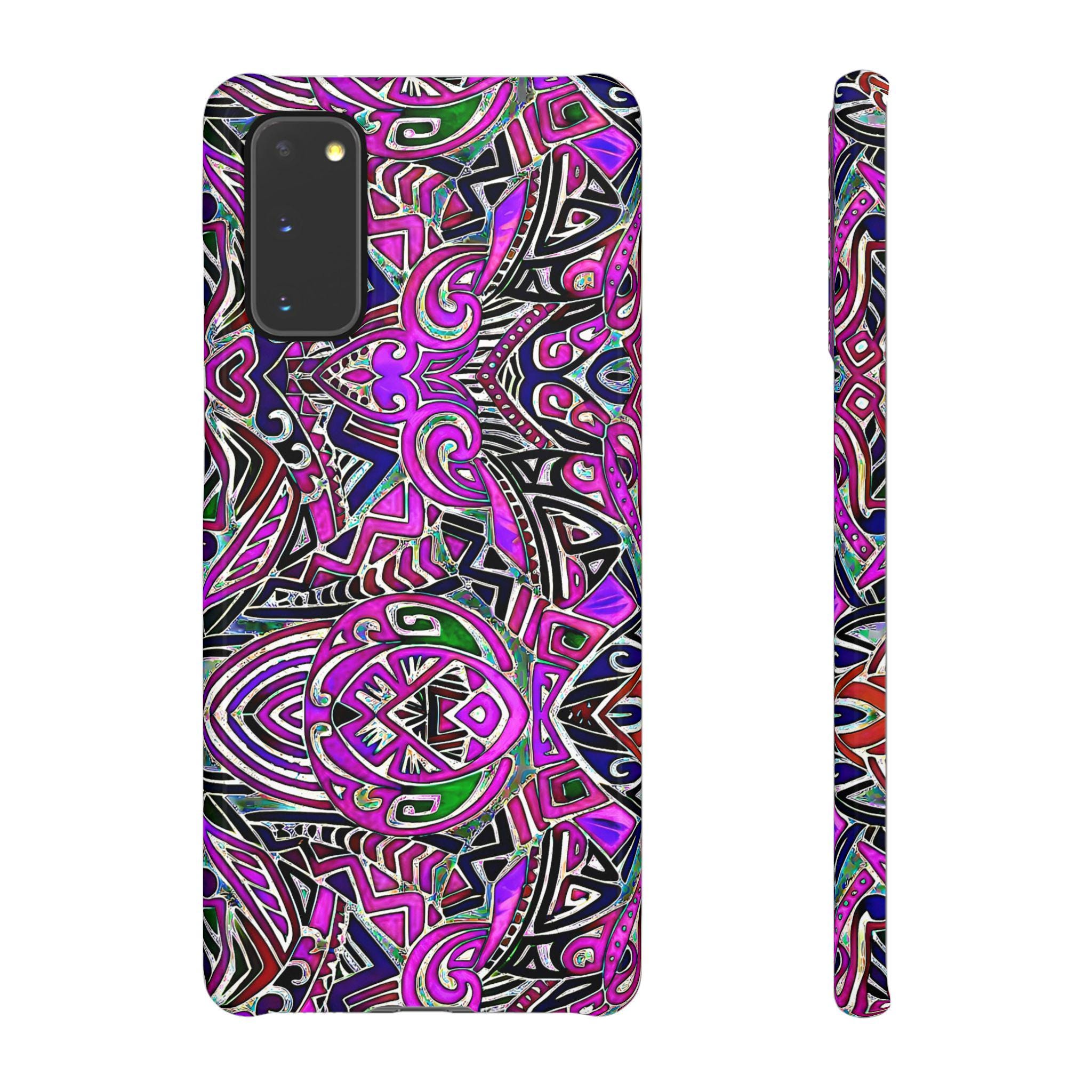Purple Indo Android Snap Case - Walt Smith Fiji Ocean Art - Supports ADE Reef Restoration