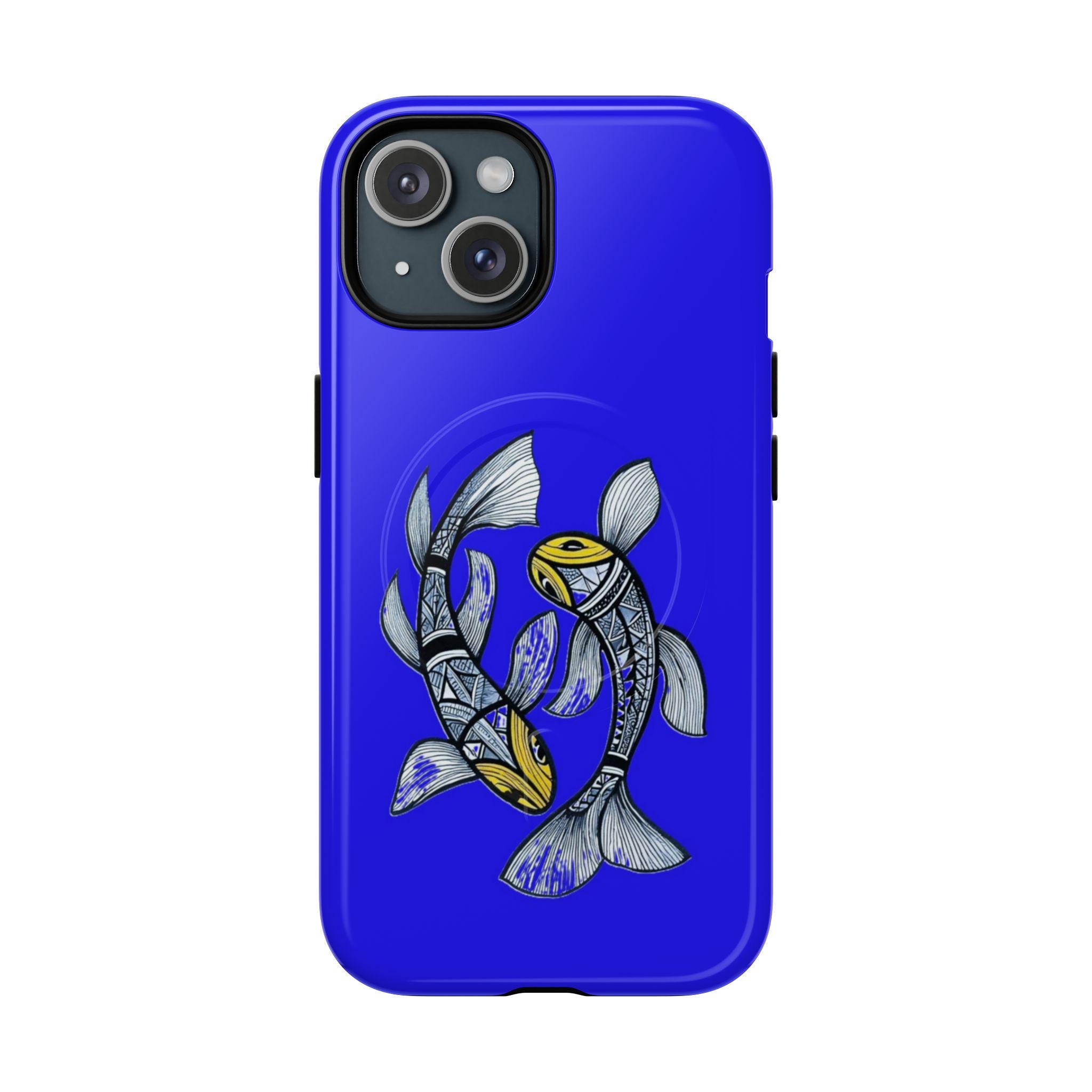 Koi Fun iPhone Magnetic Case - Walt Smith Fiji Ocean Art - Supports ADE Reef Restoration