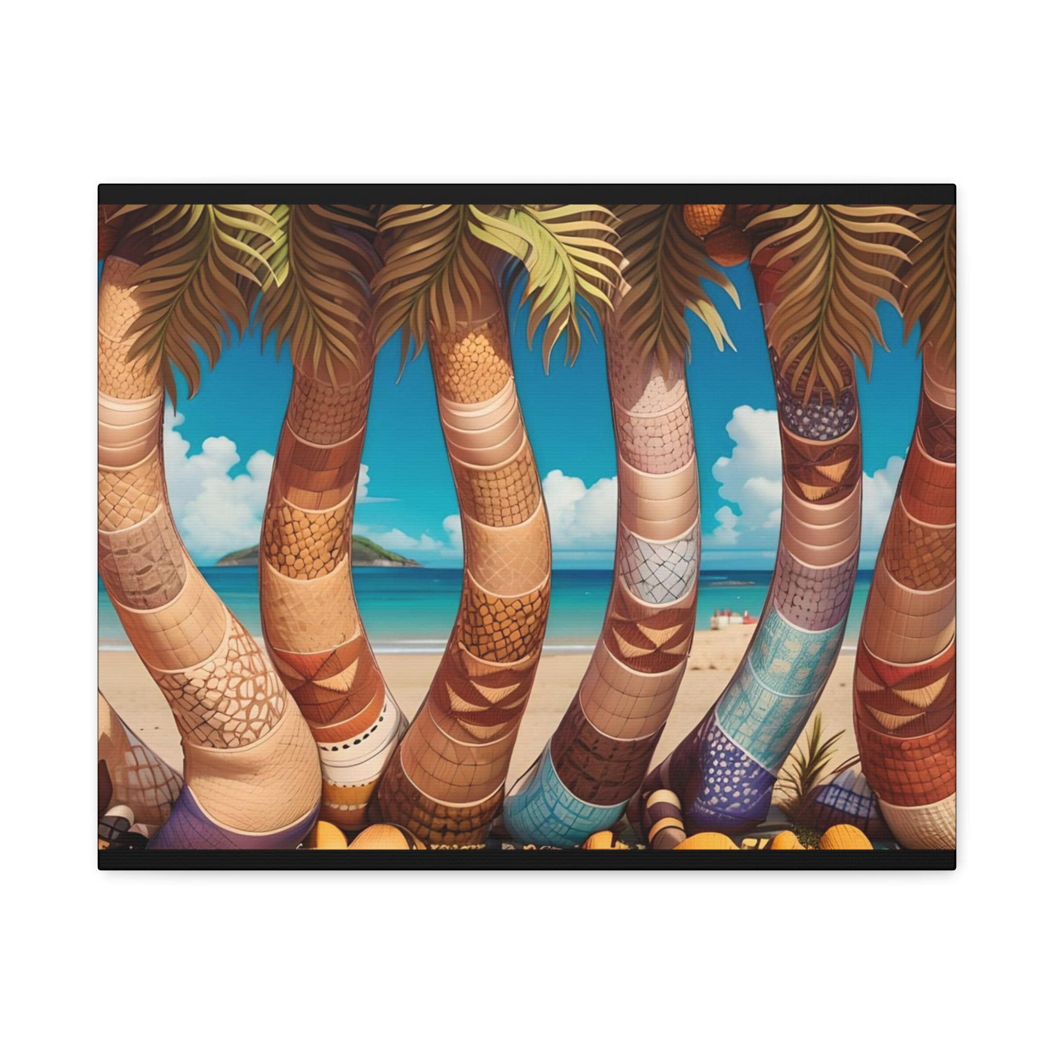 Happy Trees Canvas Wall Art
