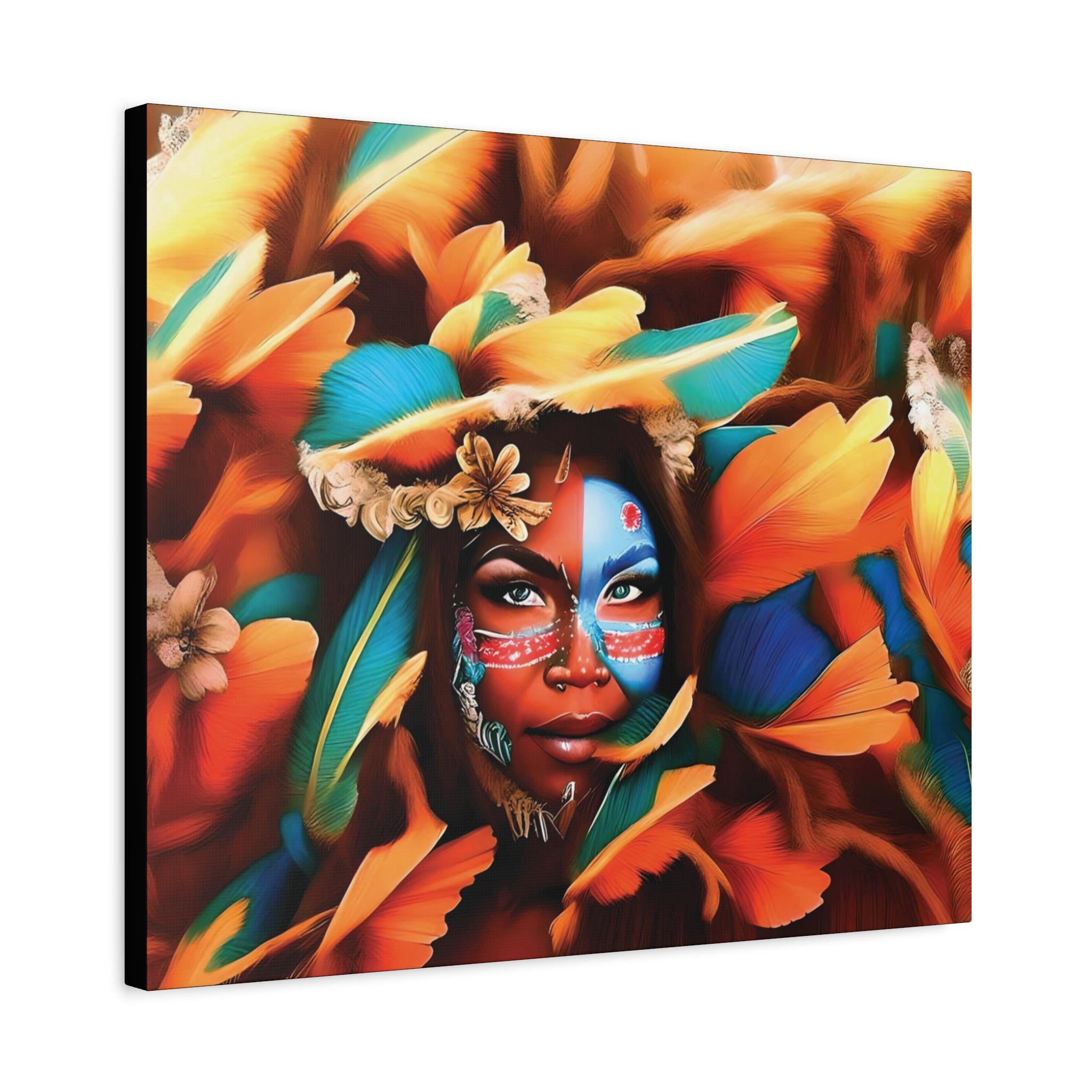 Mystery Girl Canvas Wall Art