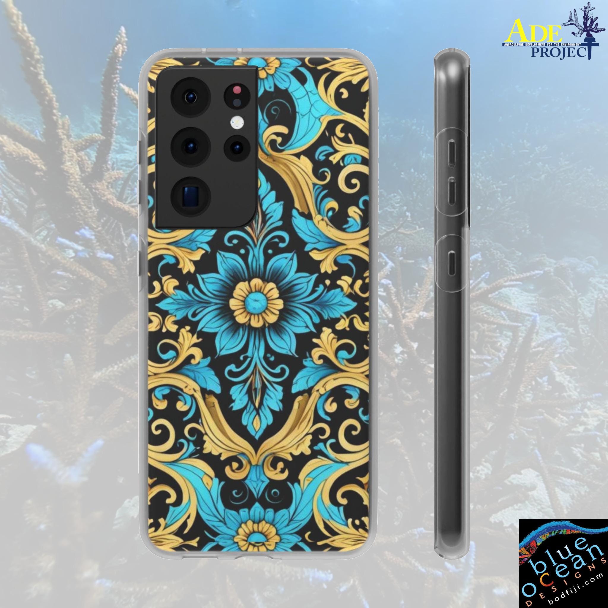 Lacie Thrill Android Flexi Case - Walt Smith Fiji Ocean Art - Supports ADE Reef Restoration